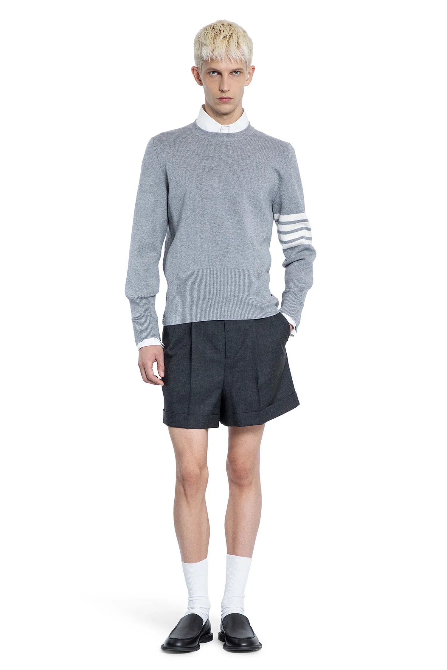 Milano Stitch 4-bar Sweater - Antonioli.eu