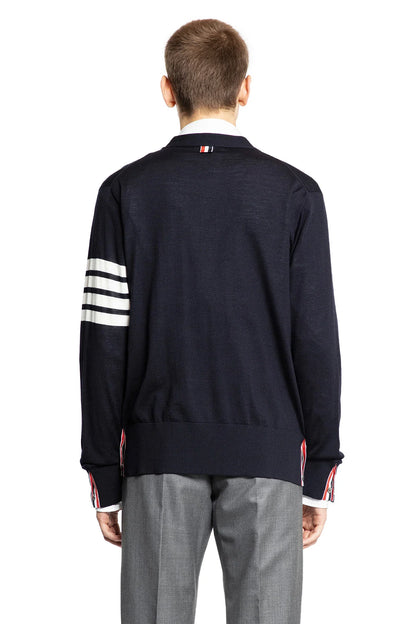 Merino Wool 4-Bar Cardigan - Antonioli.eu