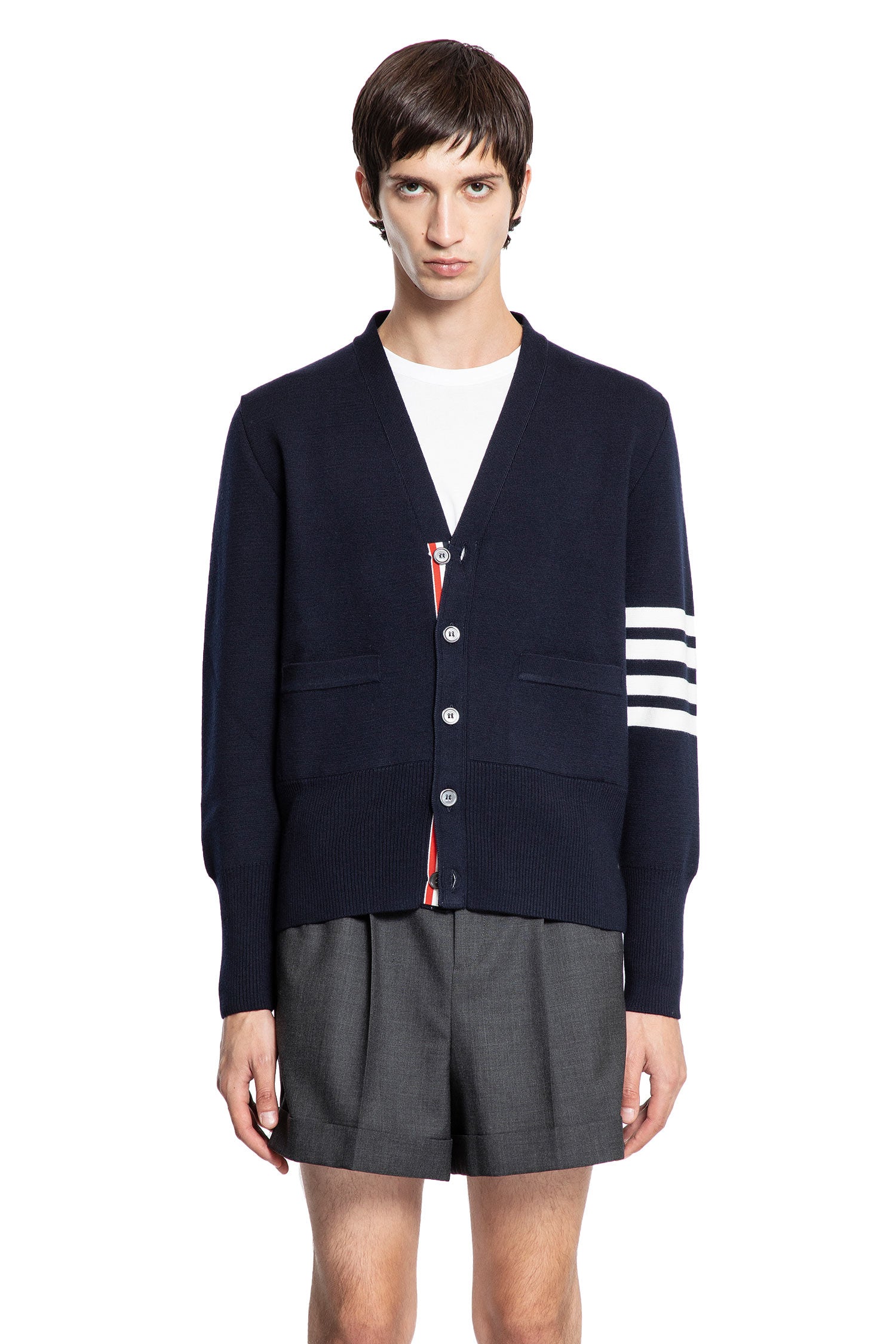 Milano Stitch 4-Bar Cardigan - Antonioli.eu