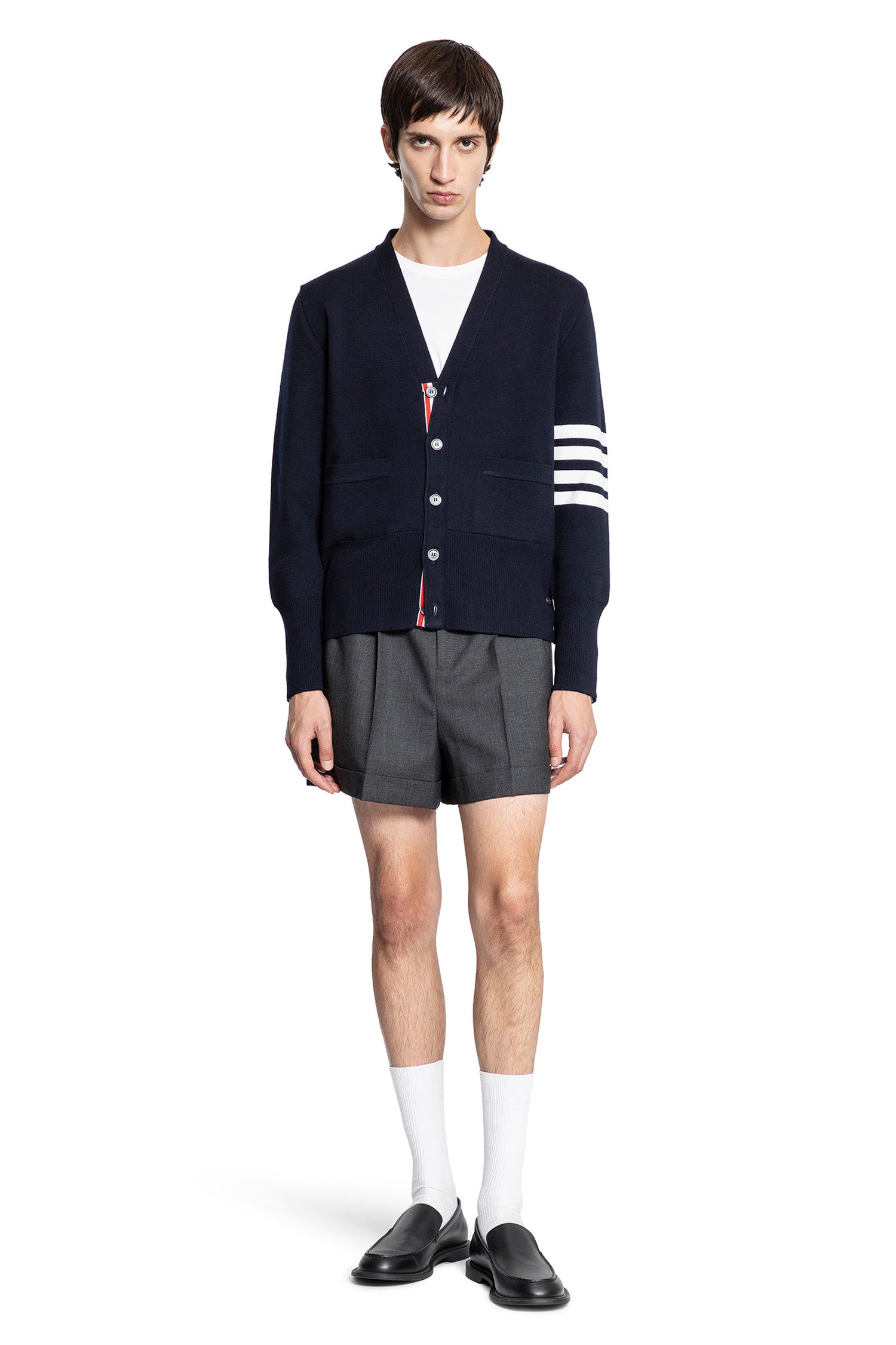 Milano Stitch 4-Bar Cardigan - Antonioli.eu