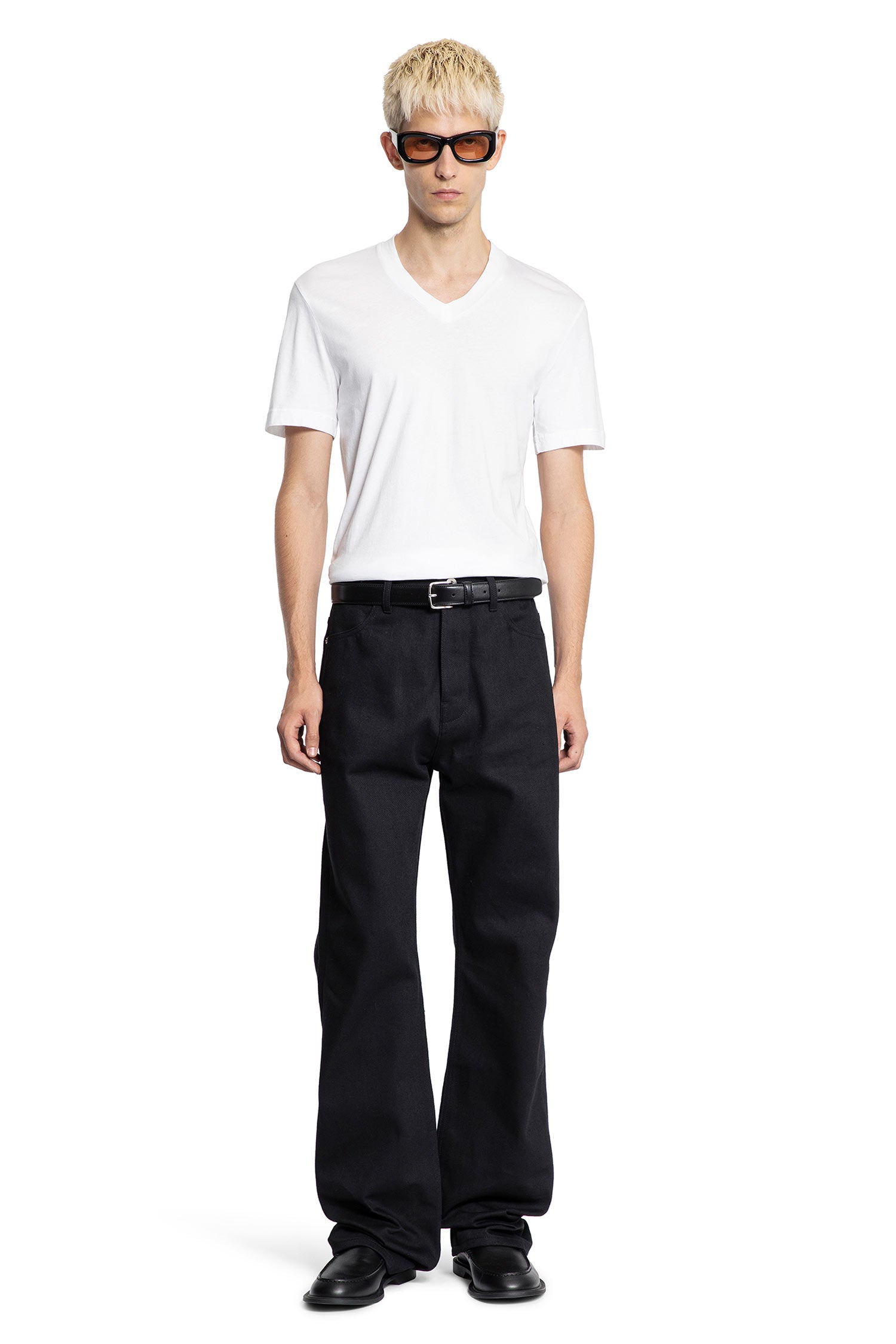 Lightweight Jersey V-Neck T-Shirt - Antonioli.eu