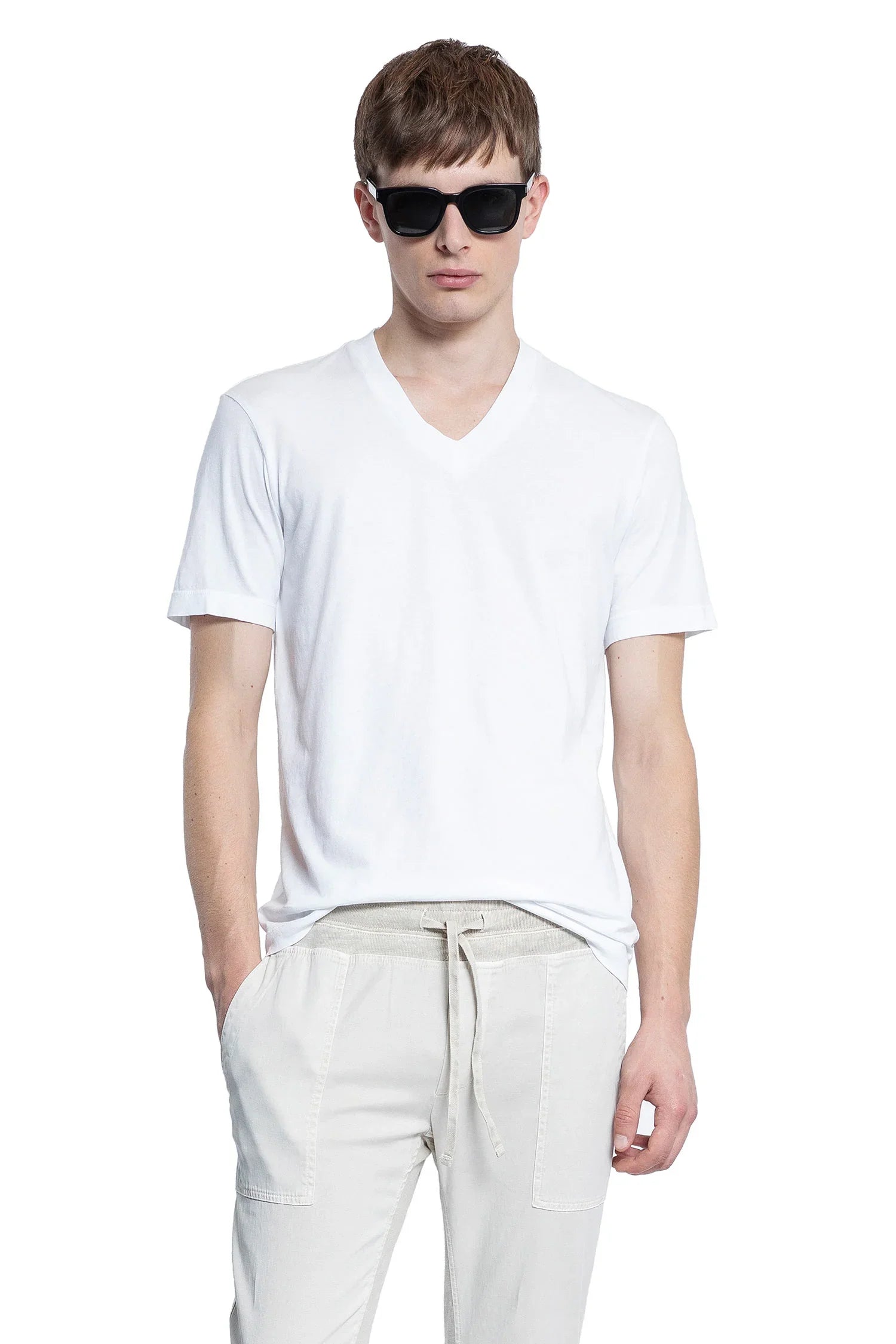 Short Sleeve V-Neck T-Shirt - Antonioli.eu