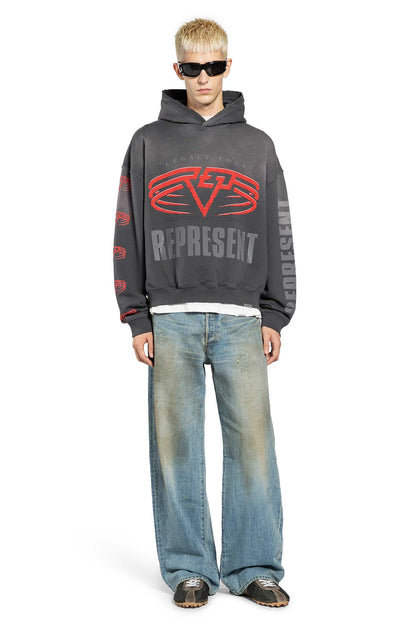 REPRESENT MAN BLACK KNITWEAR