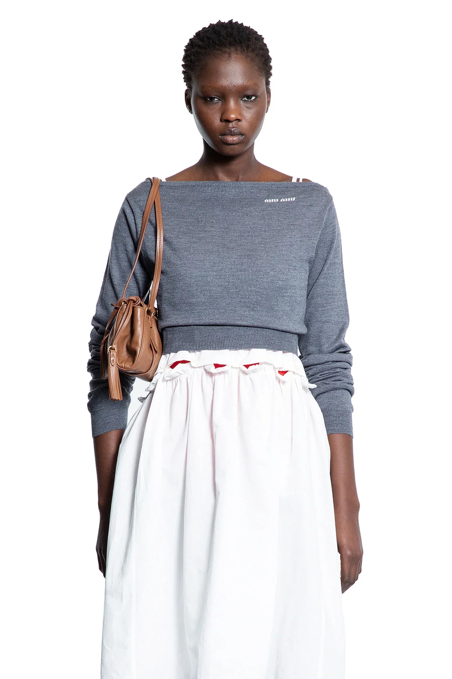 Wool Boat Neck Sweater - Antonioli.eu