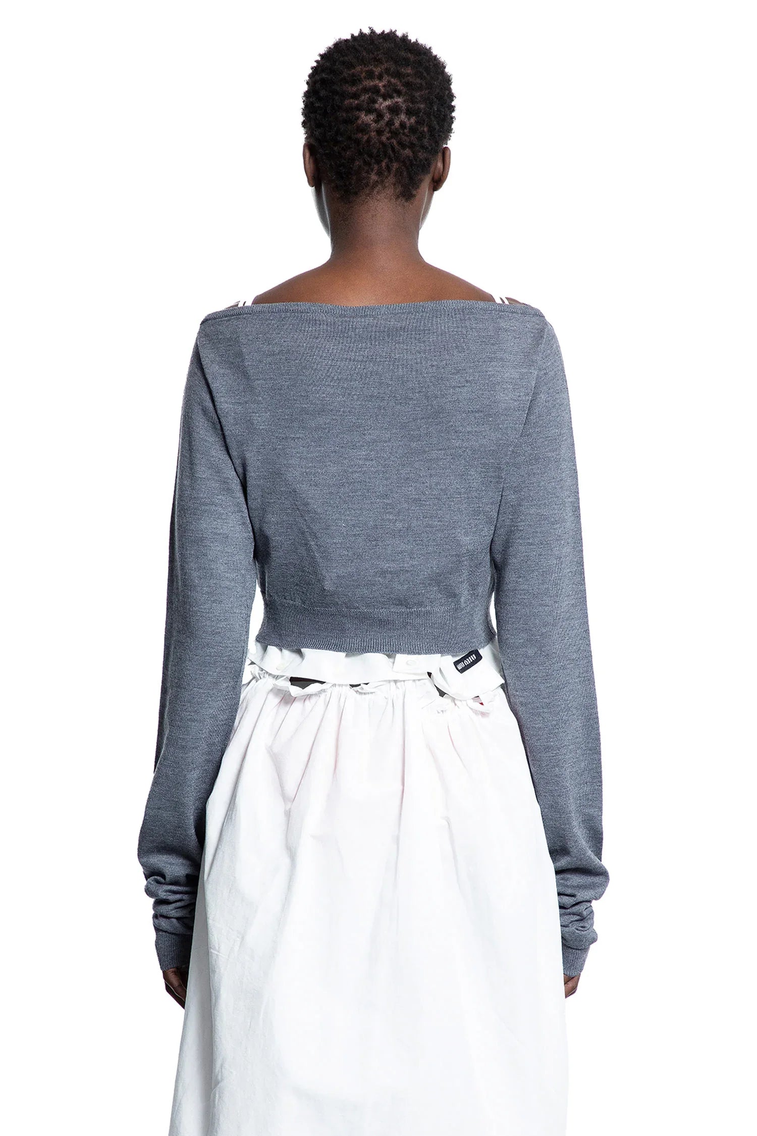 Wool Boat Neck Sweater - Antonioli.eu