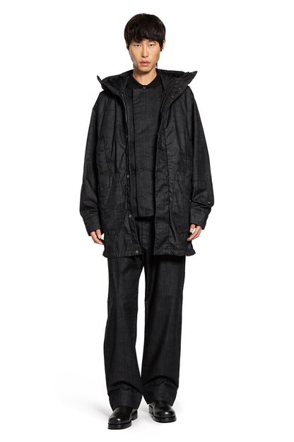 Resined and Garment Dyed Hooded Jacket - Antonioli.eu