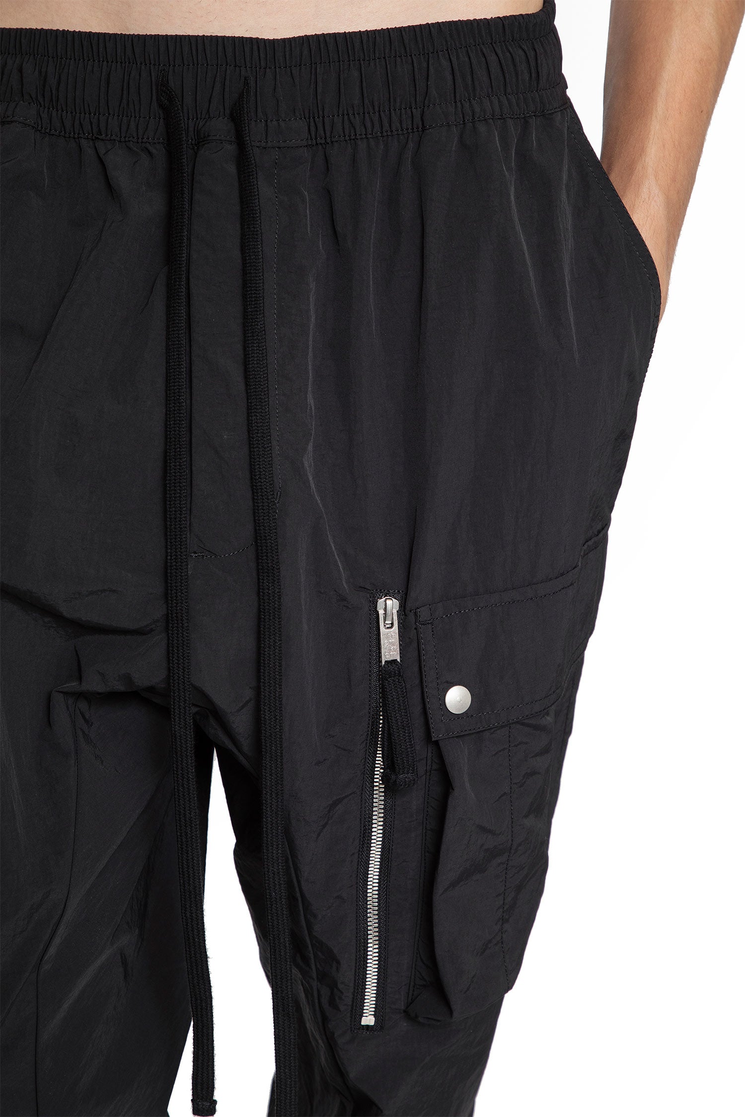 Nylon Drawstring Cargo Pants - Antonioli.eu