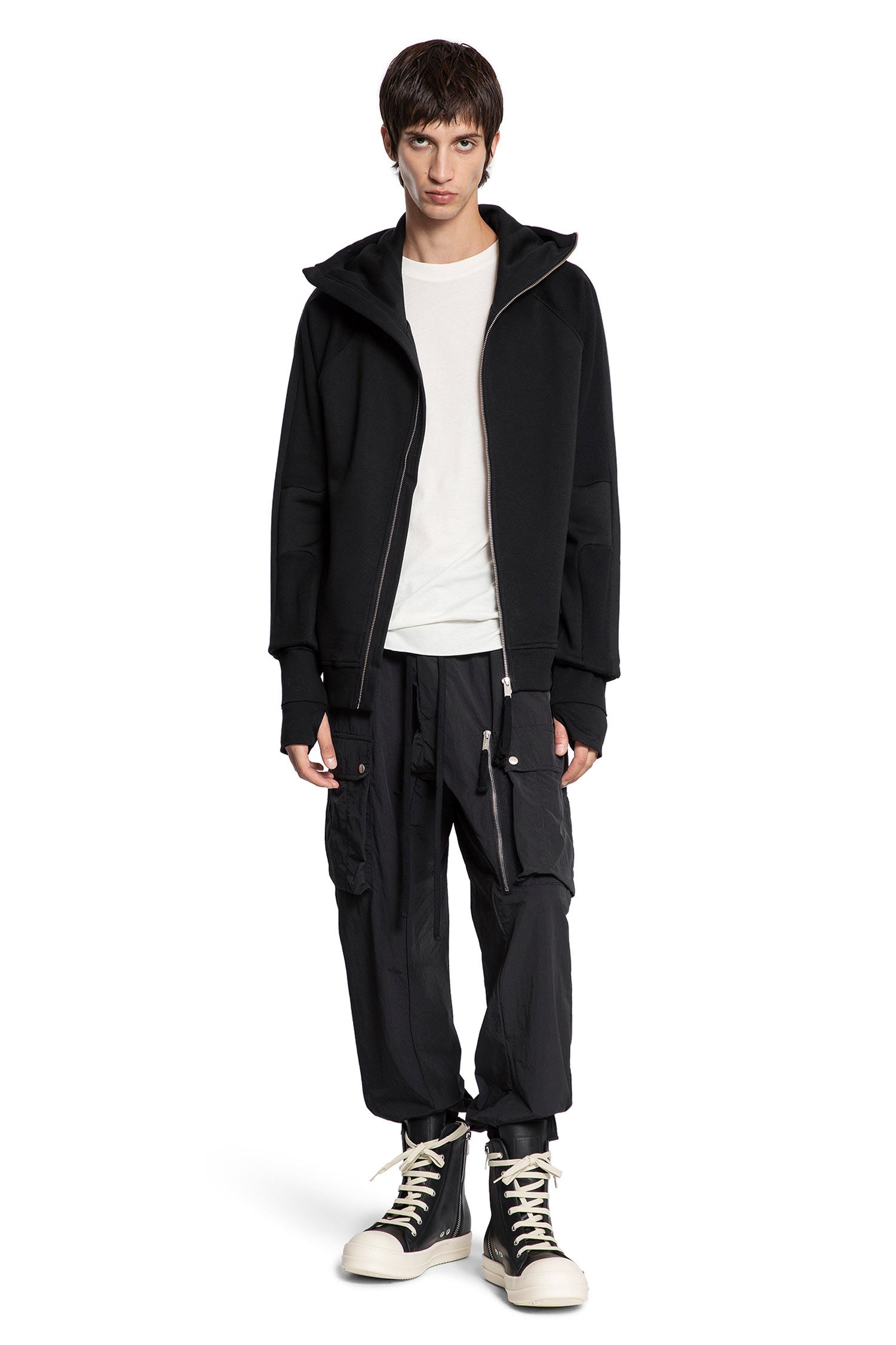 Nylon Drawstring Cargo Pants - Antonioli.eu