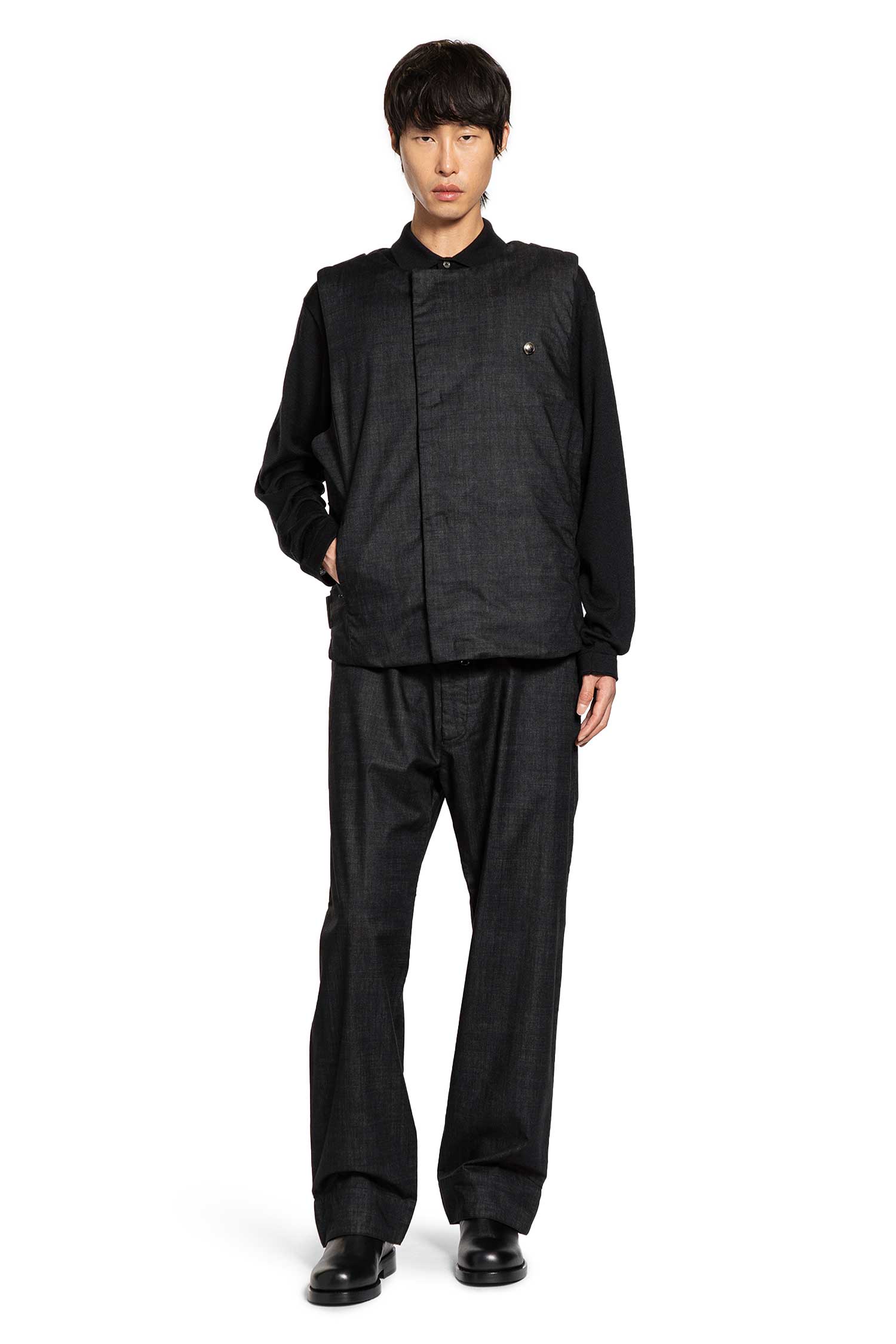 Resined and Garment Dyed Pants - Antonioli.eu