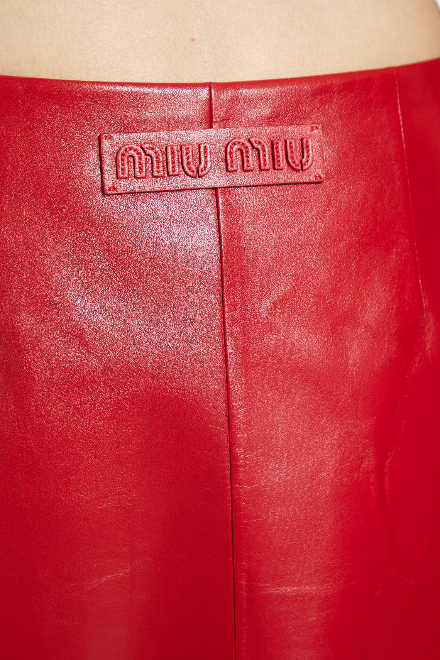 Nappa Leather Skirt