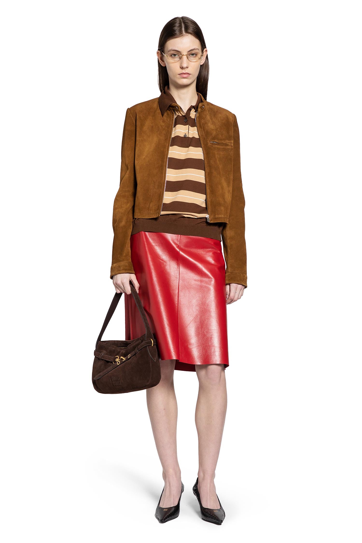 Nappa Leather Skirt