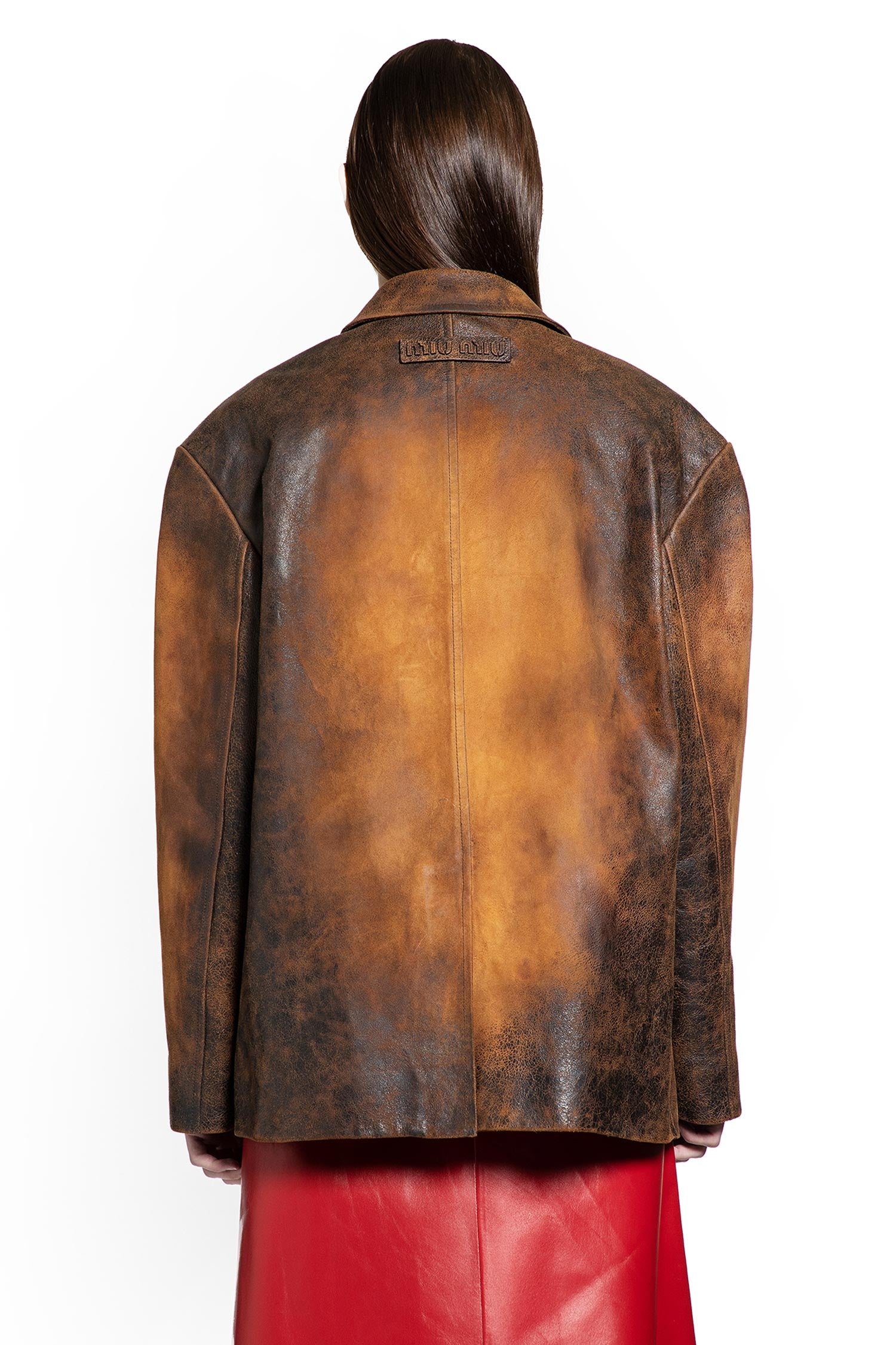 Waxed Suede Blazer