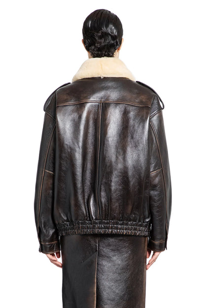 Nappa Leather Bomber Jacket - Antonioli.eu