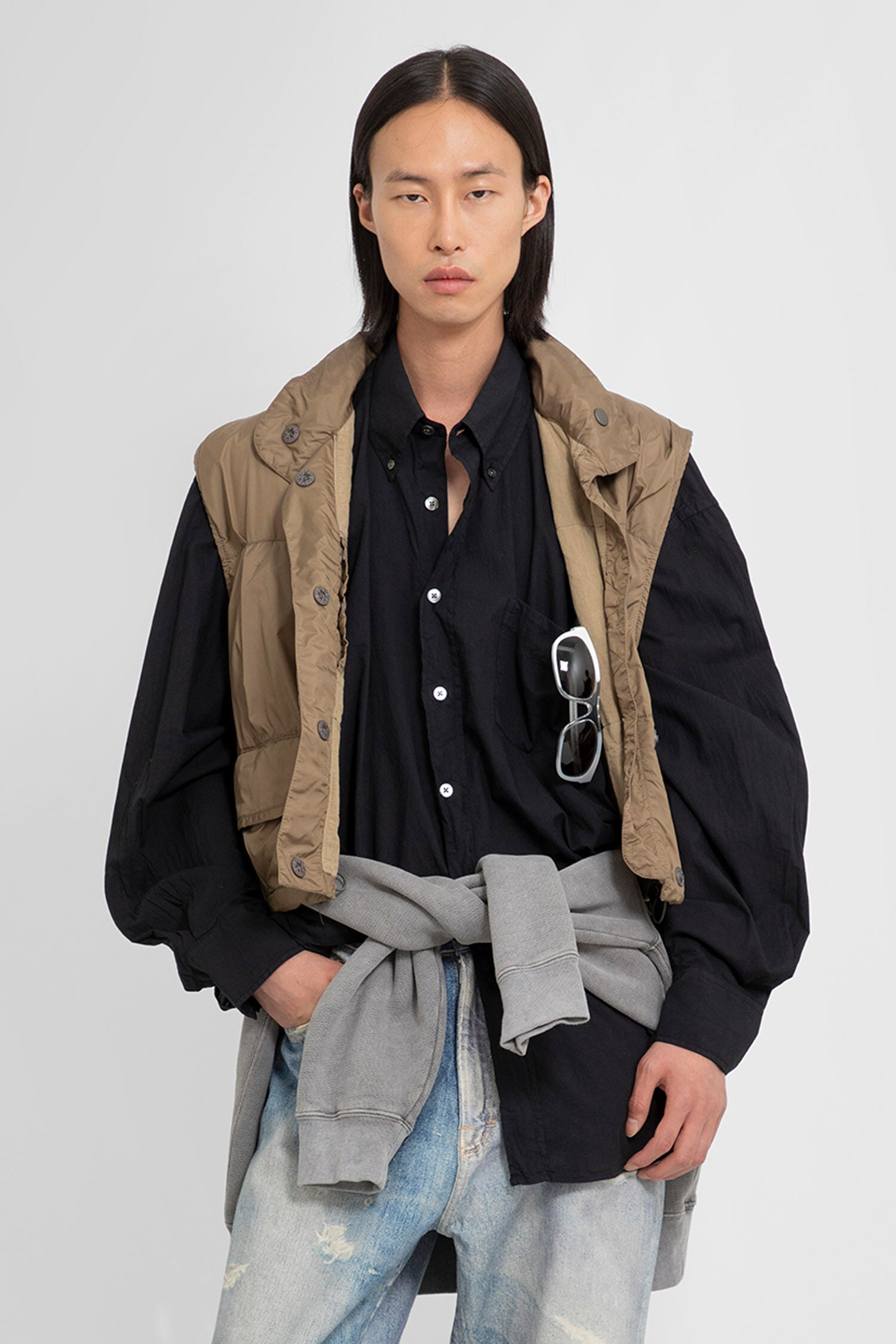 Borrowed Button-Down Shirt - Antonioli.eu