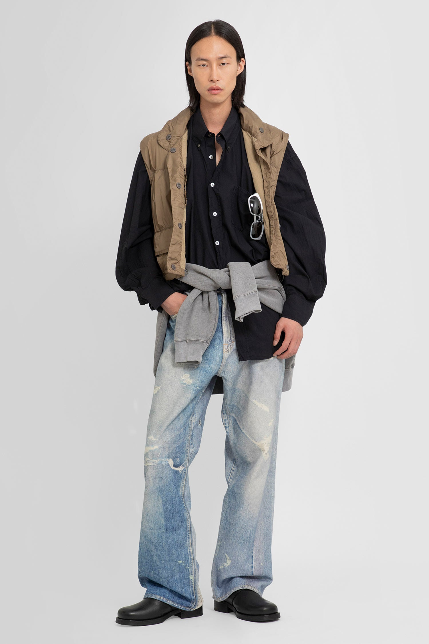 Borrowed Button-Down Shirt - Antonioli.eu
