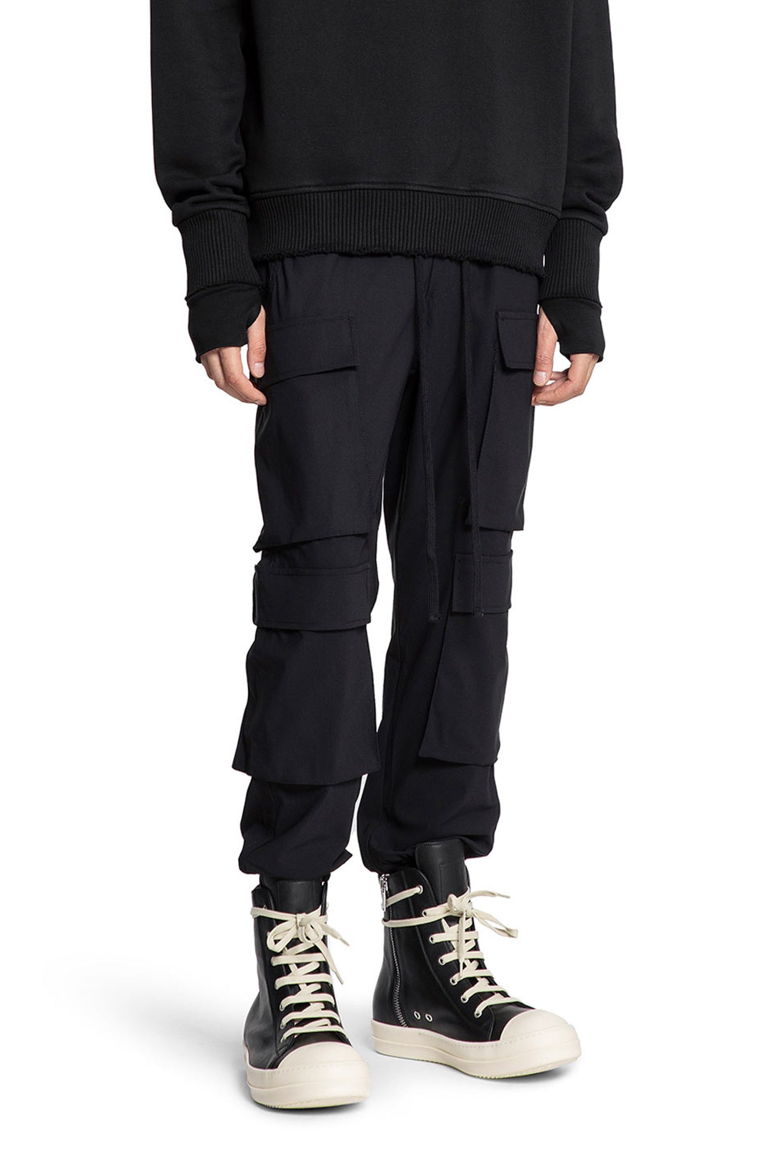 Waffle Cotton Jersey Sweatpants - Antonioli.eu