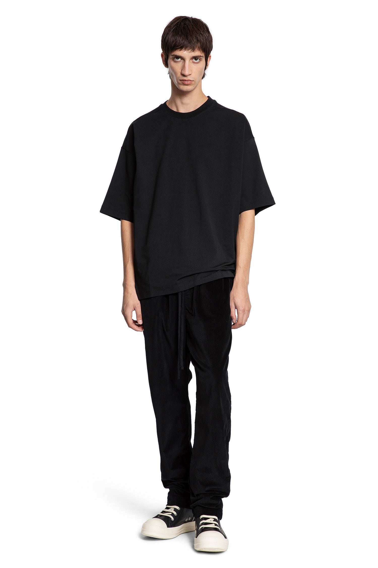 Stretch Cotton Modal Boxy T-Shirt - Antonioli.eu