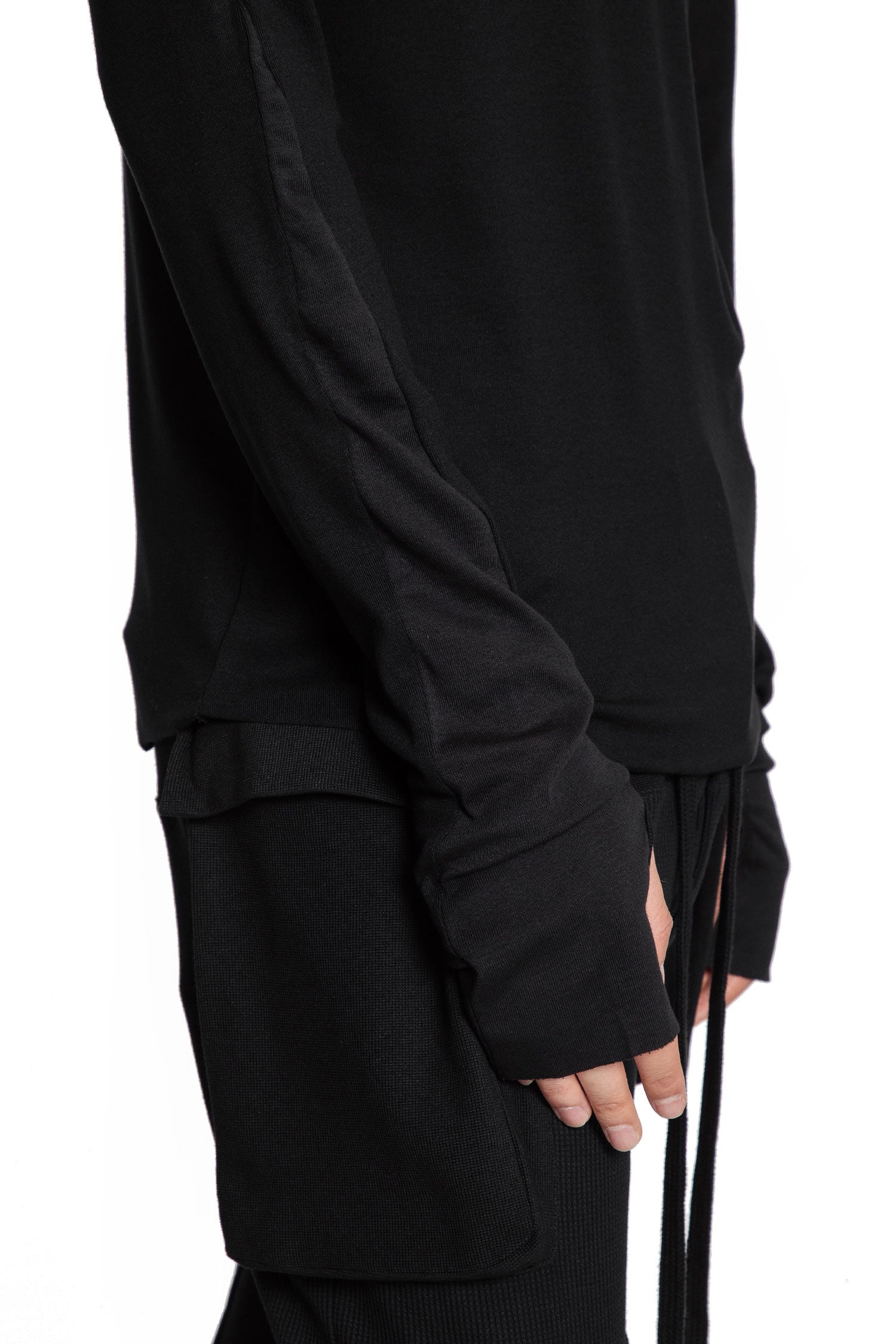 Long Sleeve T-Shirt with Hand Gaiters - Antonioli.eu