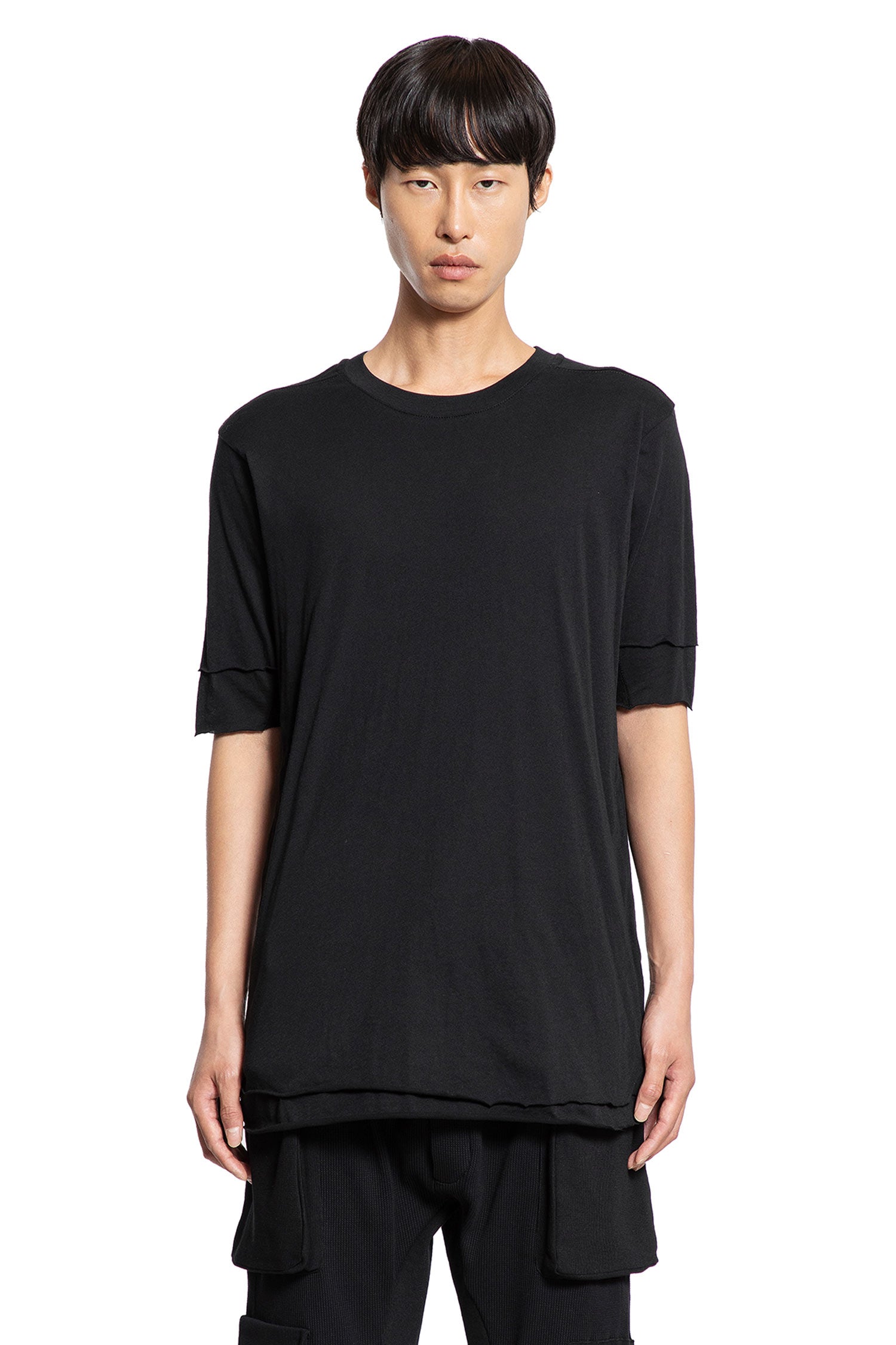 Layered Cotton Jersey T-Shirt