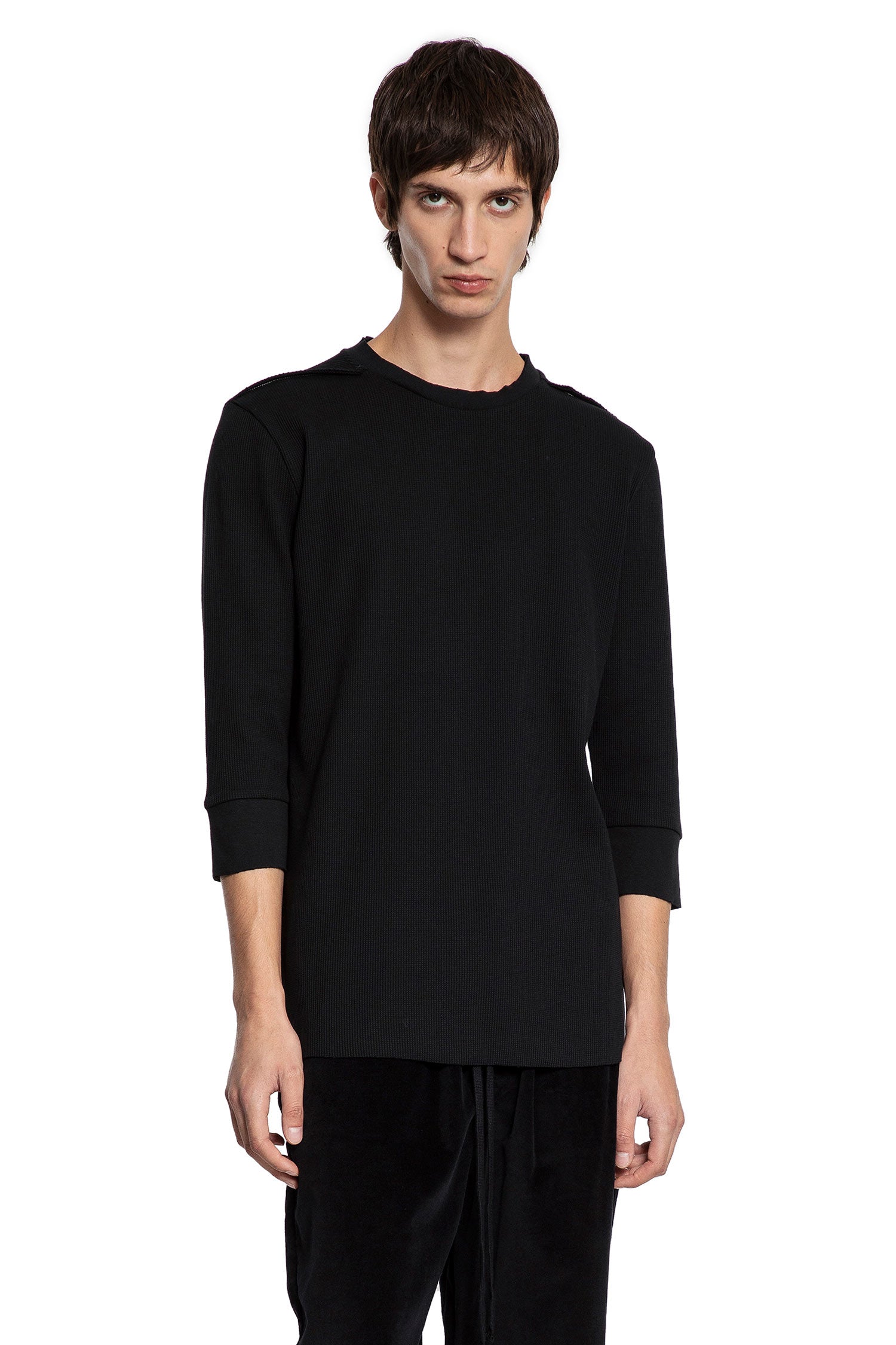 Stretch Waffle Jersey T-Shirt - Antonioli.eu
