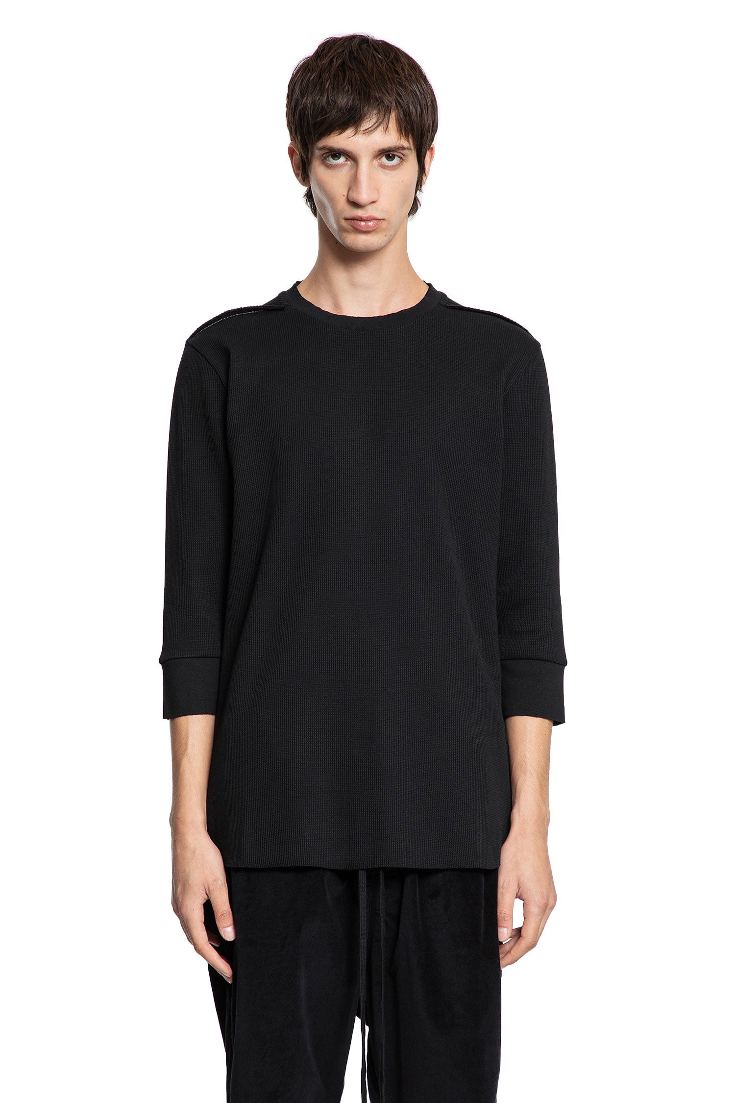 Stretch Waffle Jersey T-Shirt - Antonioli.eu