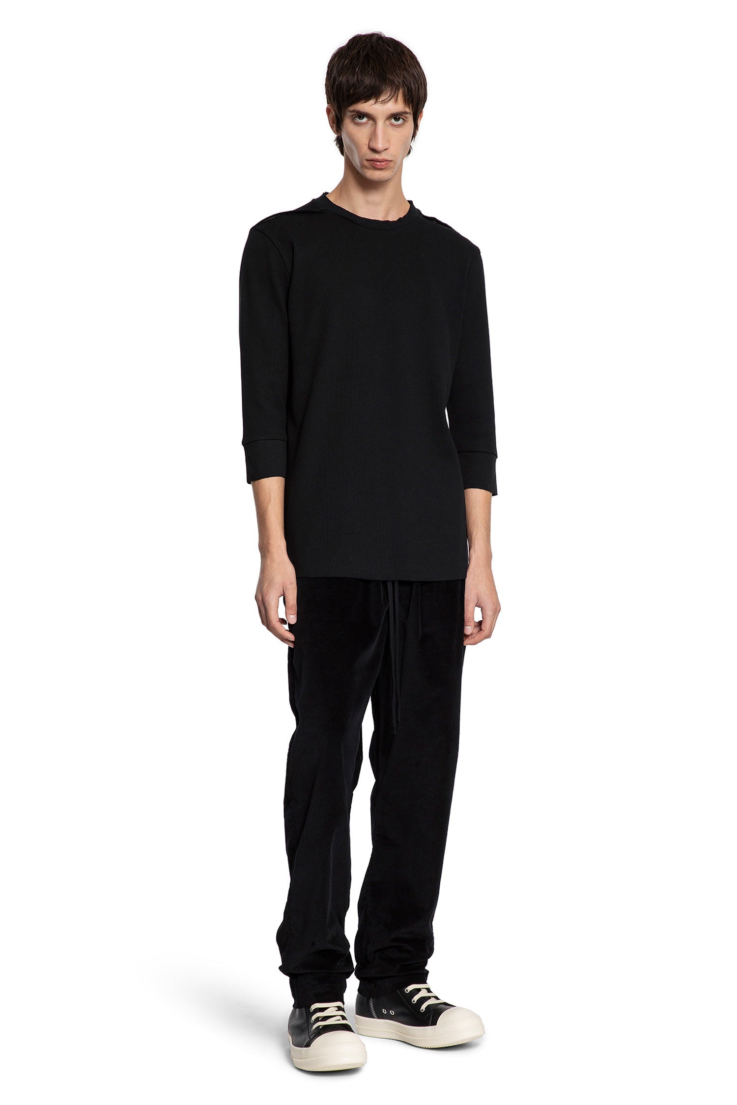 Stretch Waffle Jersey T-Shirt - Antonioli.eu