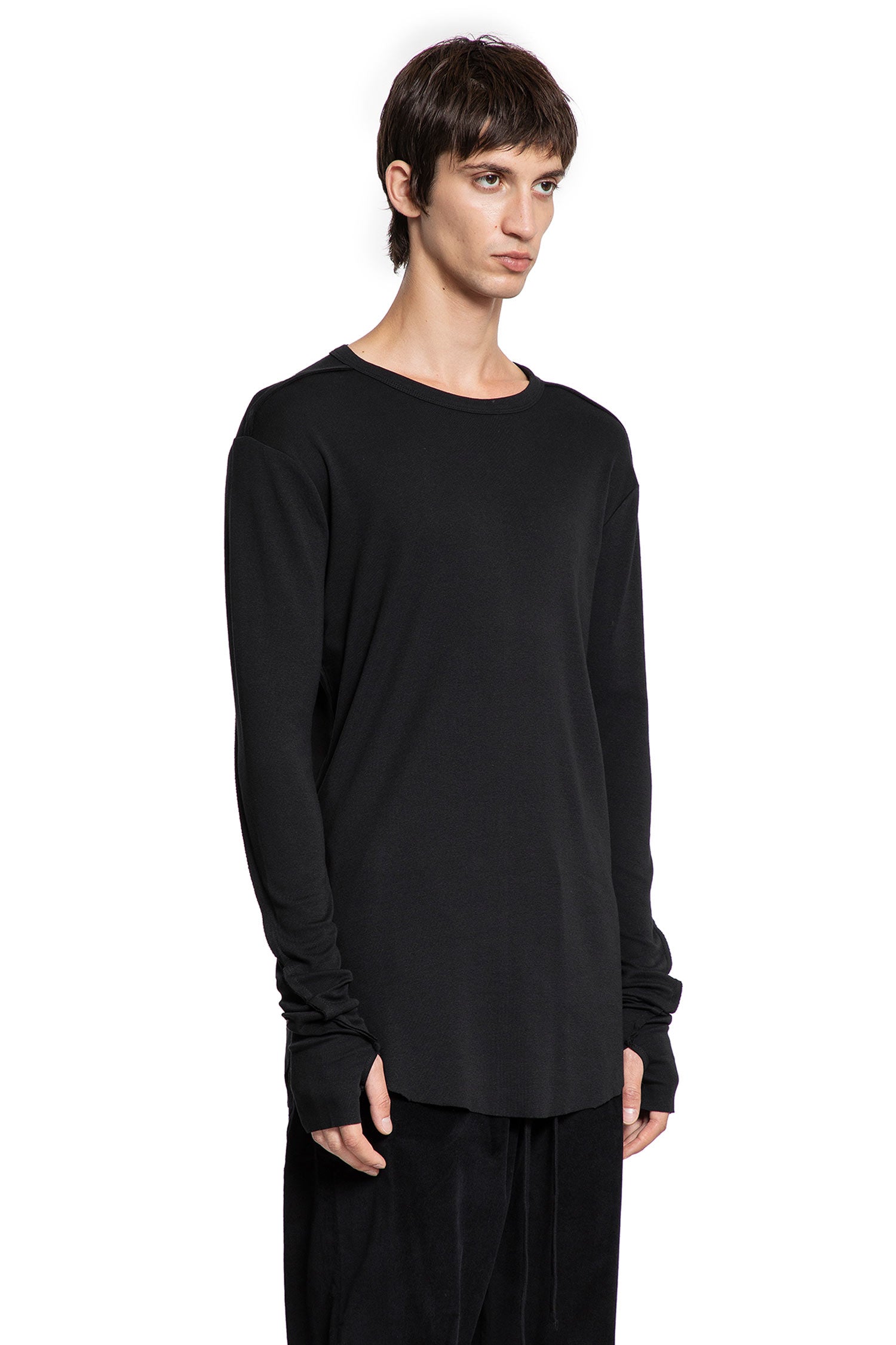 Cotton T-Shirt with Hand Gaiters - Antonioli.eu