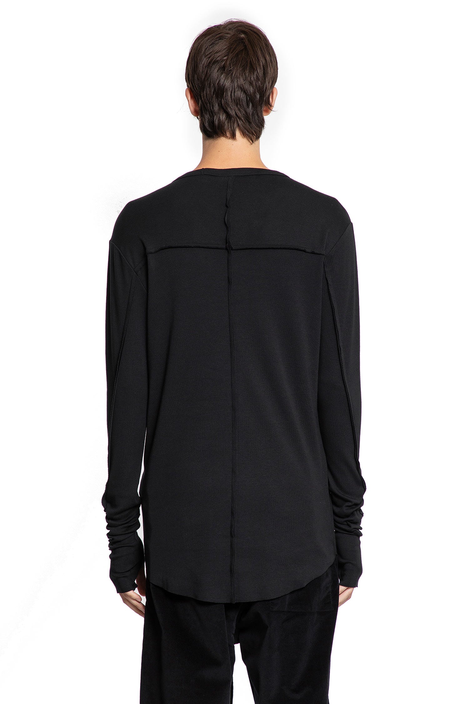 Cotton T-Shirt with Hand Gaiters - Antonioli.eu