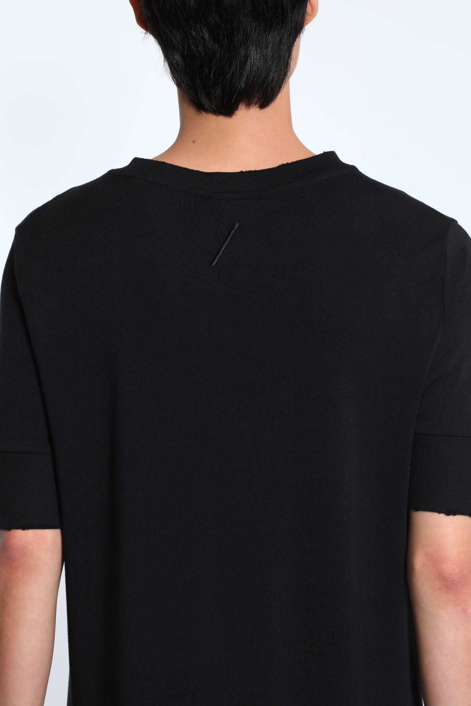 Distressed Stretch Cotton Modal T-Shirt - Antonioli.eu