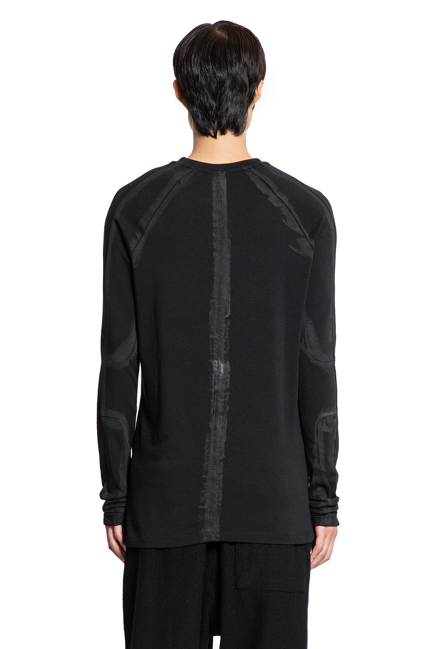 Stretch Cotton Modal Long Sleeve T-Shirt - Antonioli.eu