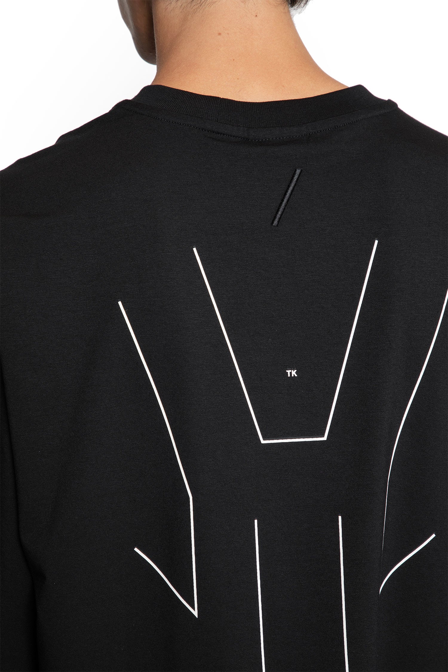 Stretch Cotton Modal Graphic T-Shirt - Antonioli.eu