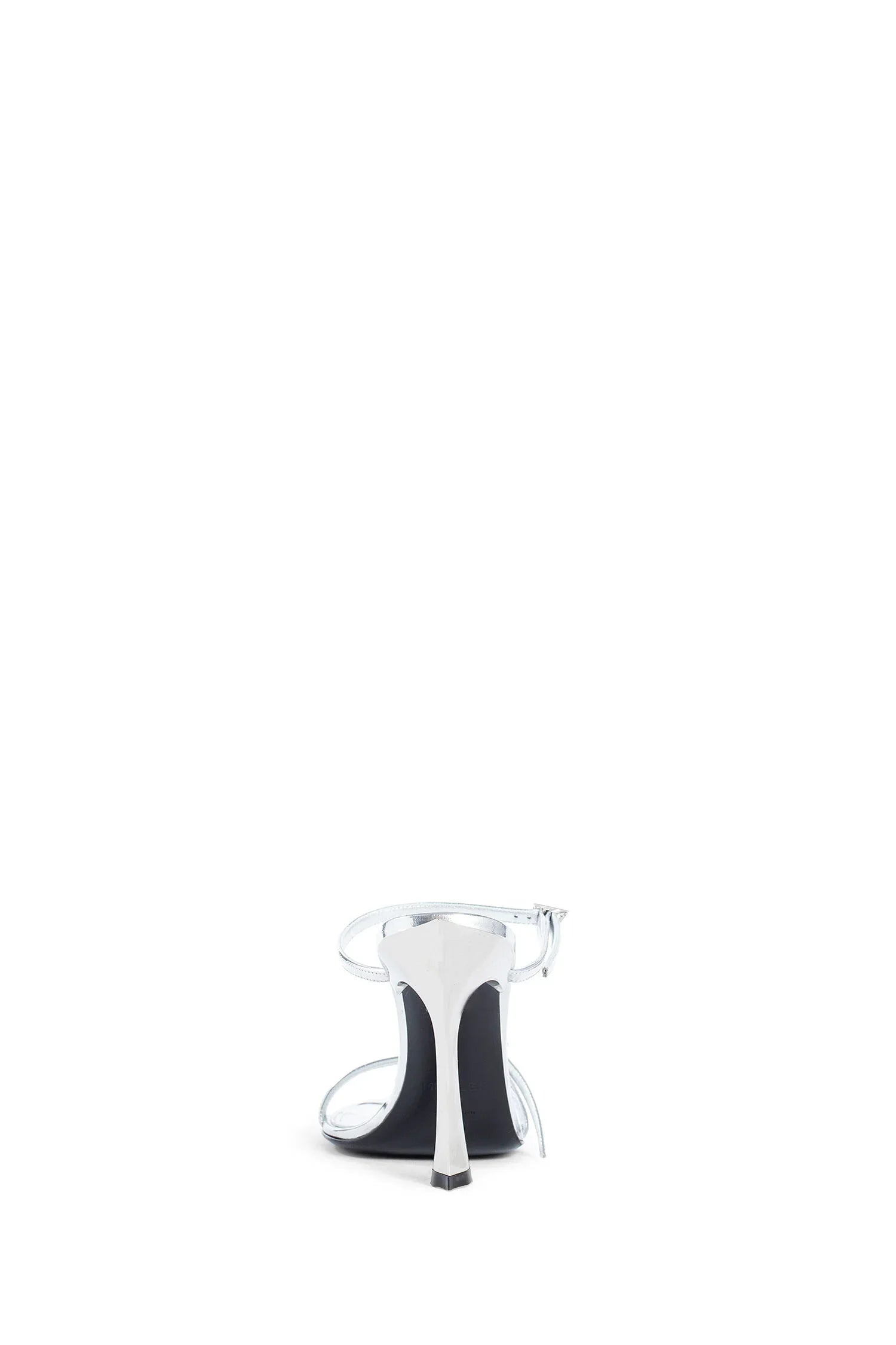 MUGLER WOMAN SILVER MULES - Antonioli.eu