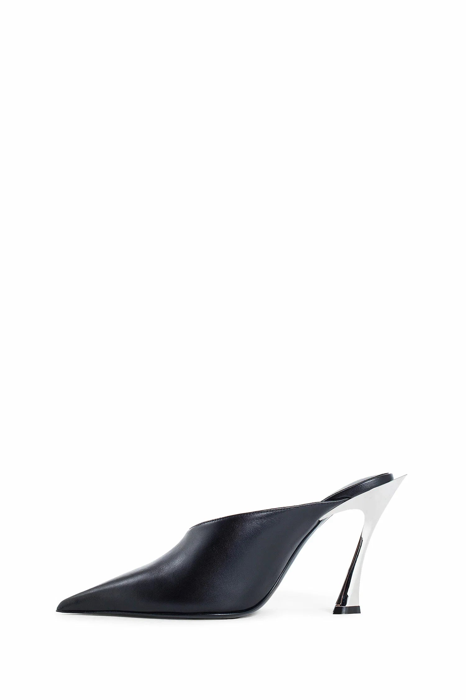 MUGLER WOMAN BLACK MULES - Antonioli.eu