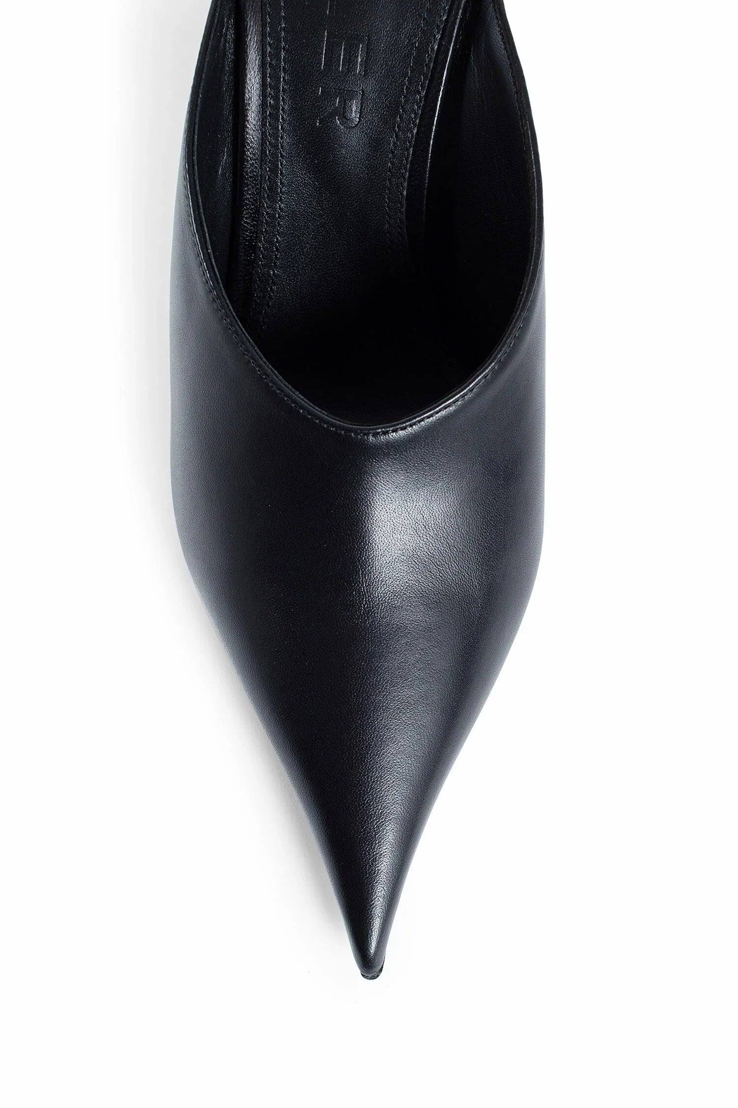 MUGLER WOMAN BLACK MULES - Antonioli.eu