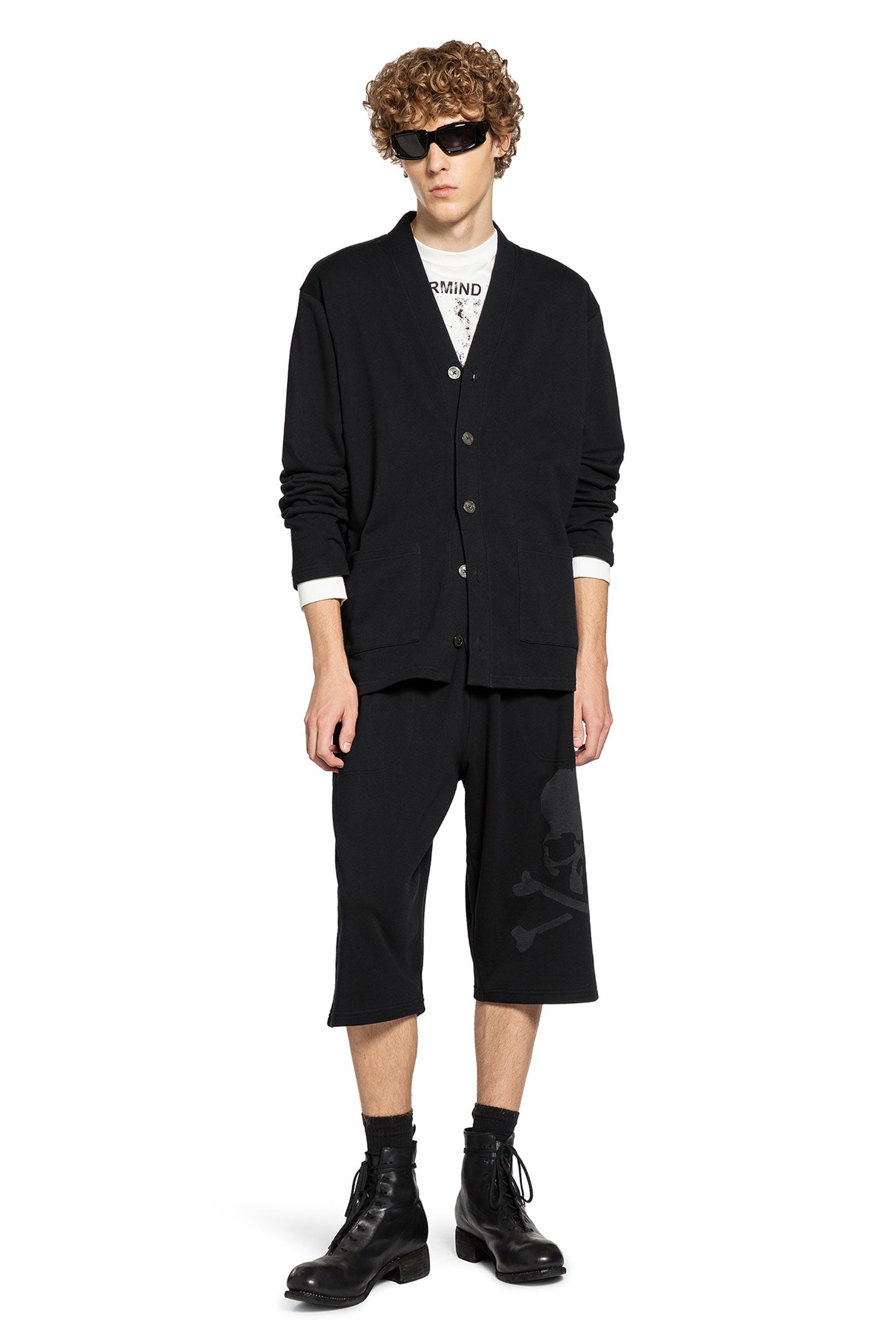Skull Terry Jacquard Pyjama Shorts