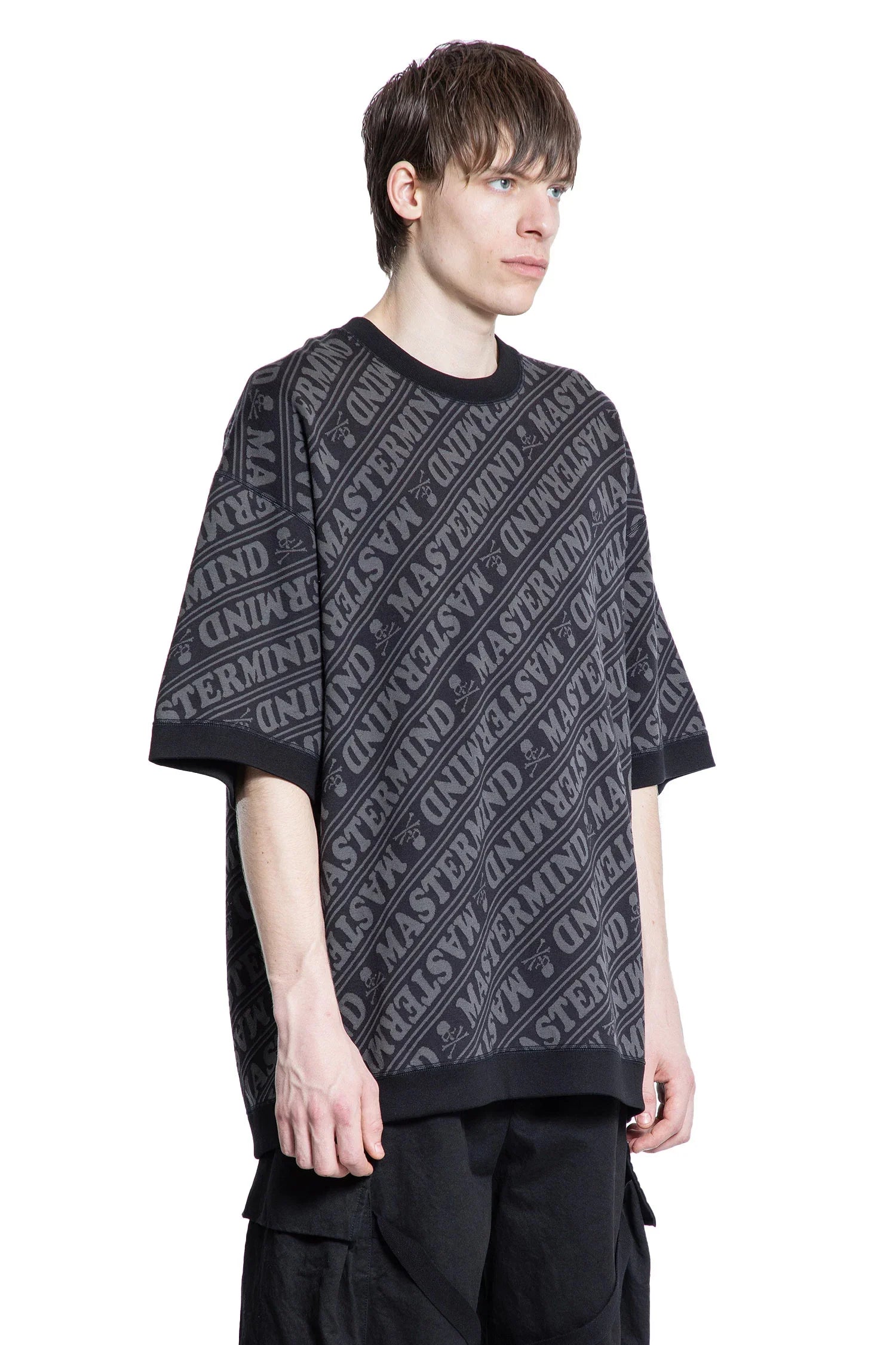 All Over Diagonal Logo T-Shirt - Antonioli.eu