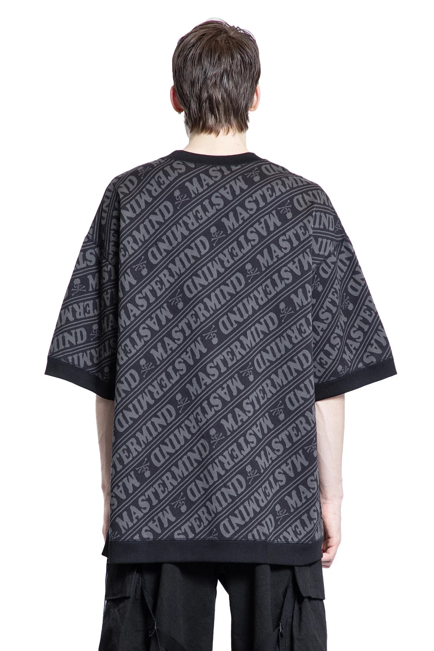 All Over Diagonal Logo T-Shirt - Antonioli.eu