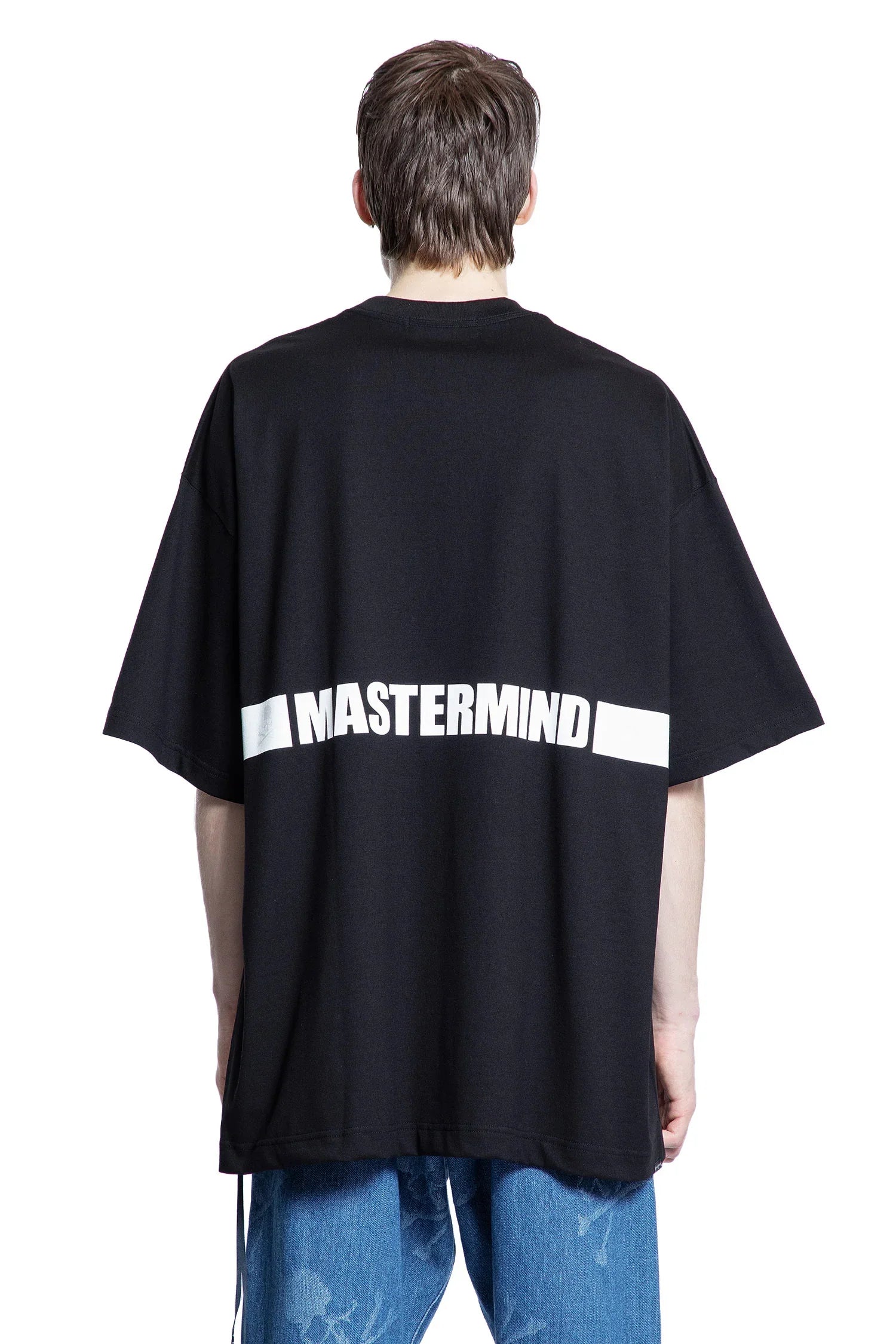Stripe Logo Oversized T-Shirt - Antonioli.eu