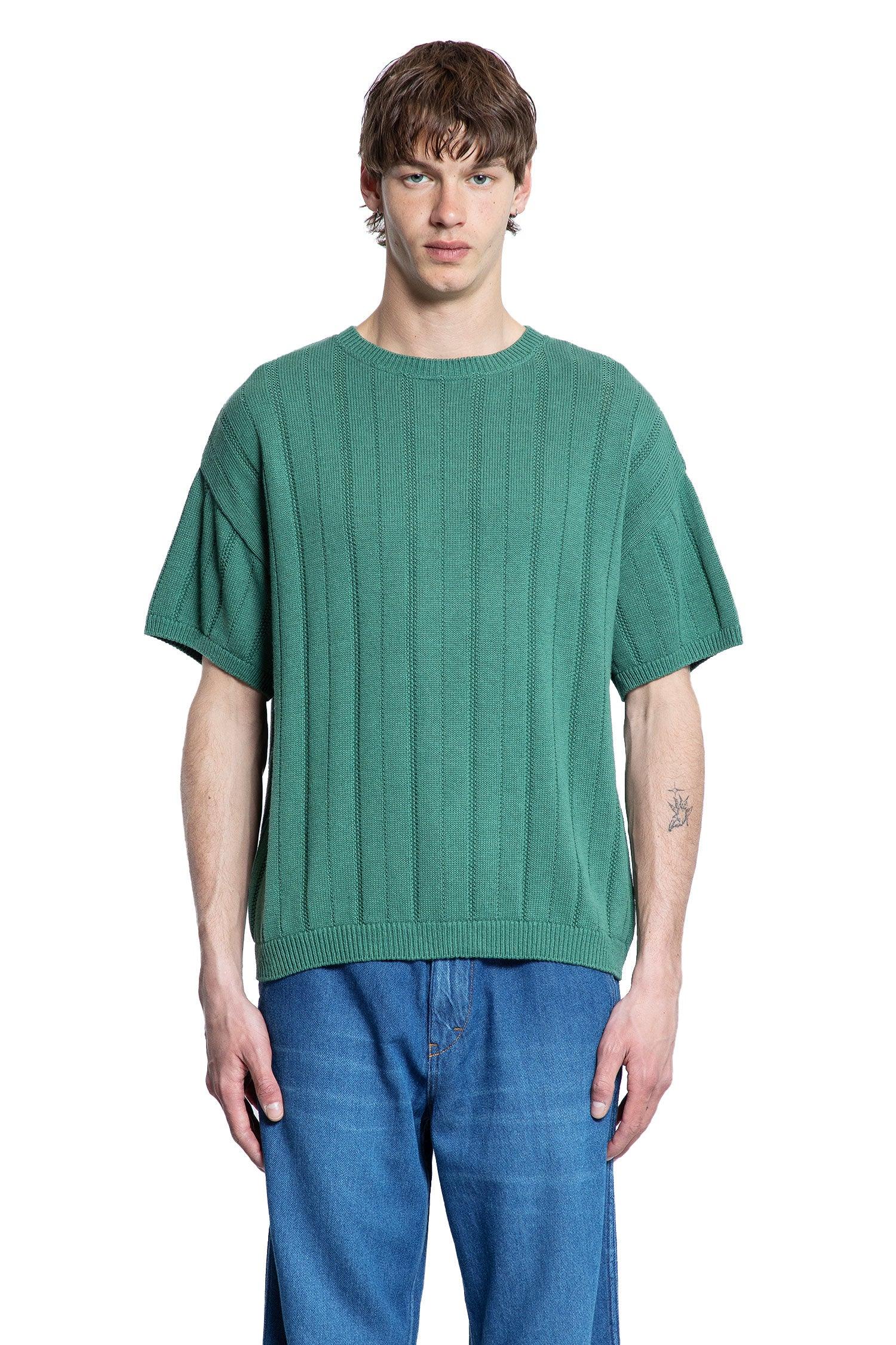Cotton Linen Knit T-Shirt - Antonioli.eu