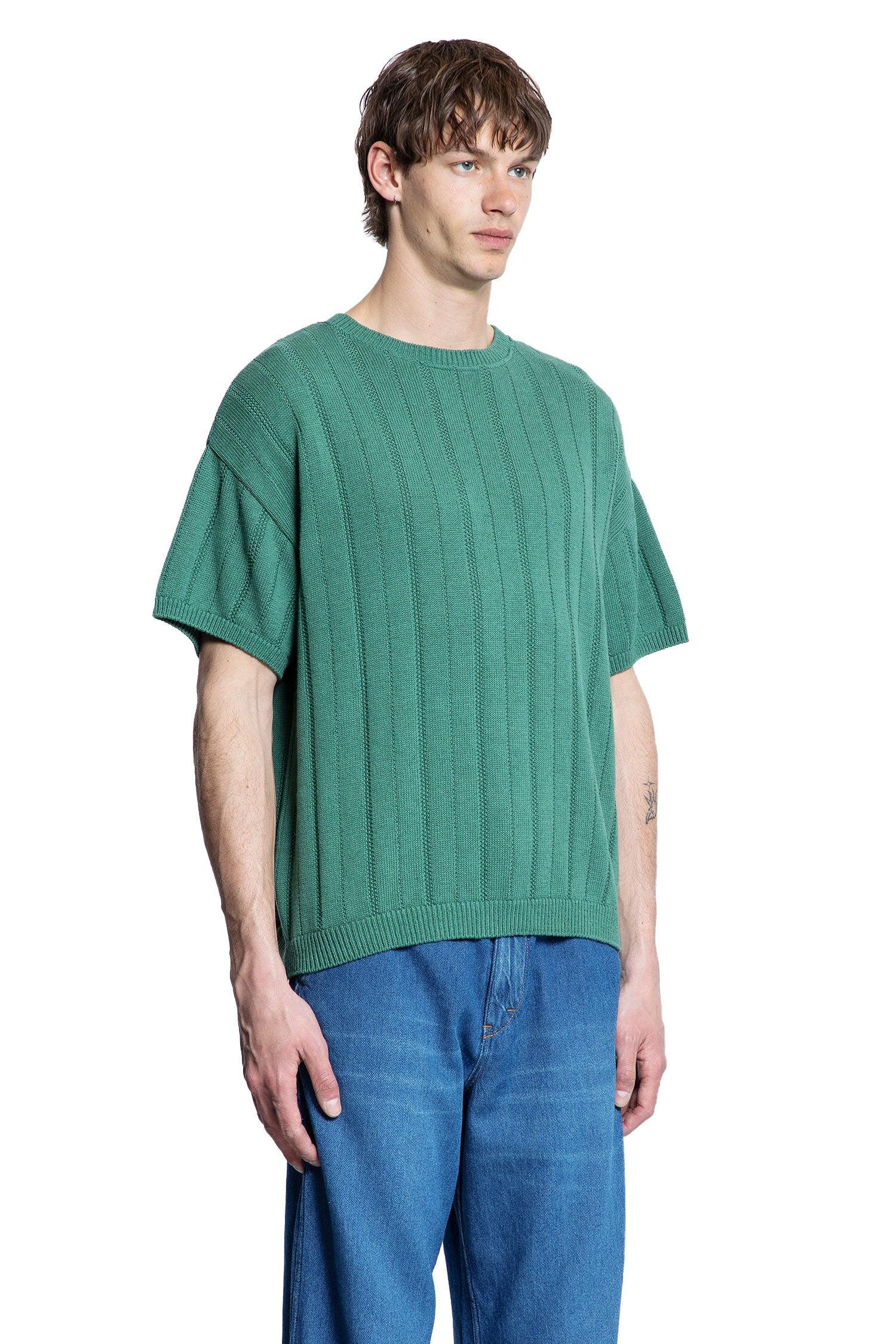 Cotton Linen Knit T-Shirt - Antonioli.eu