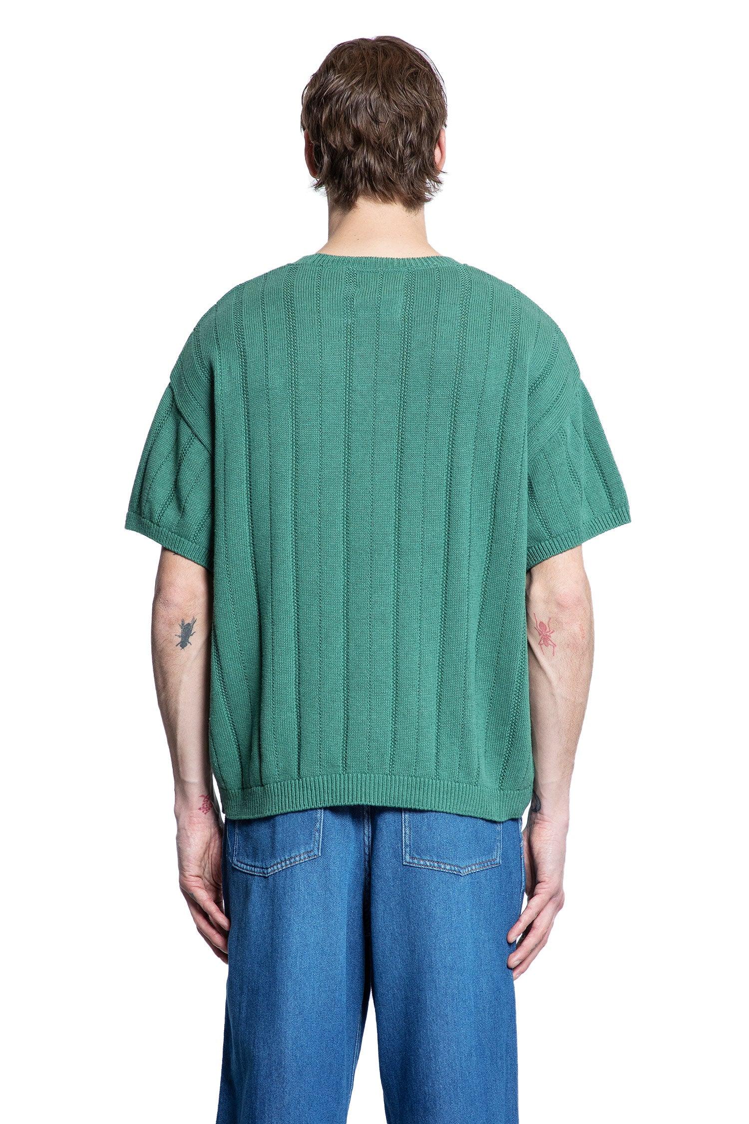 Cotton Linen Knit T-Shirt - Antonioli.eu