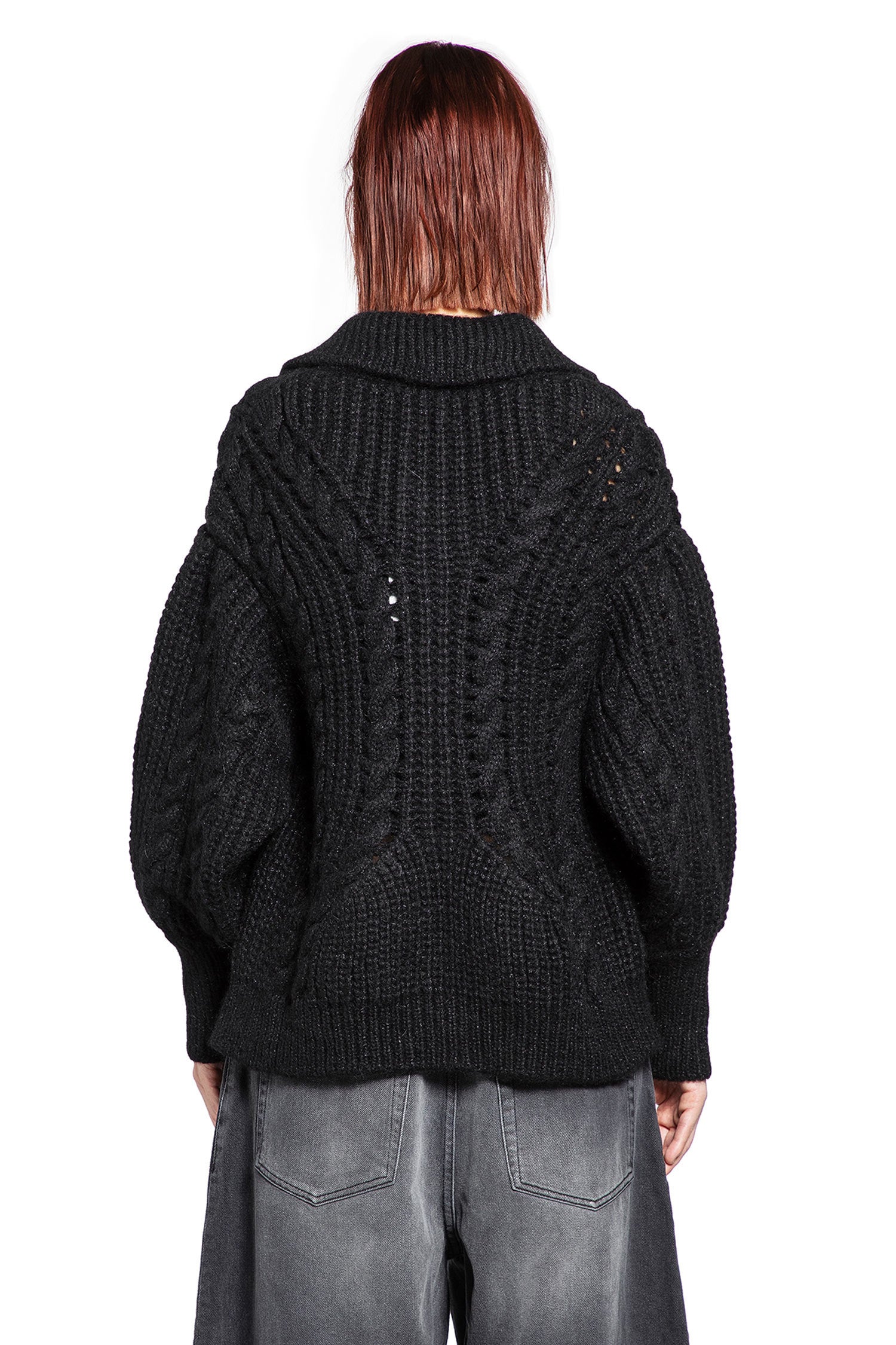 Sculpted Chunky Knit Cardigan