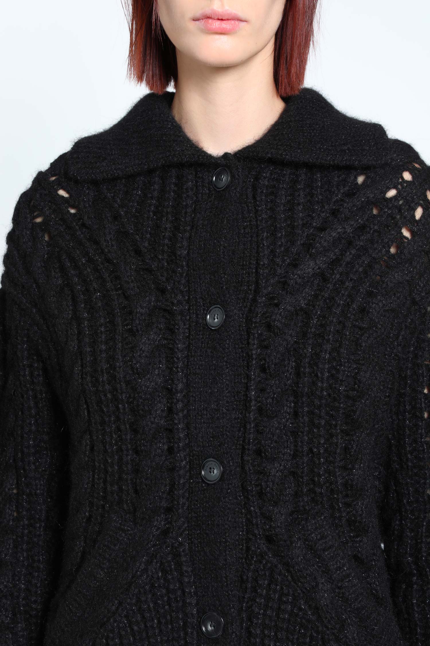 Sculpted Chunky Knit Cardigan