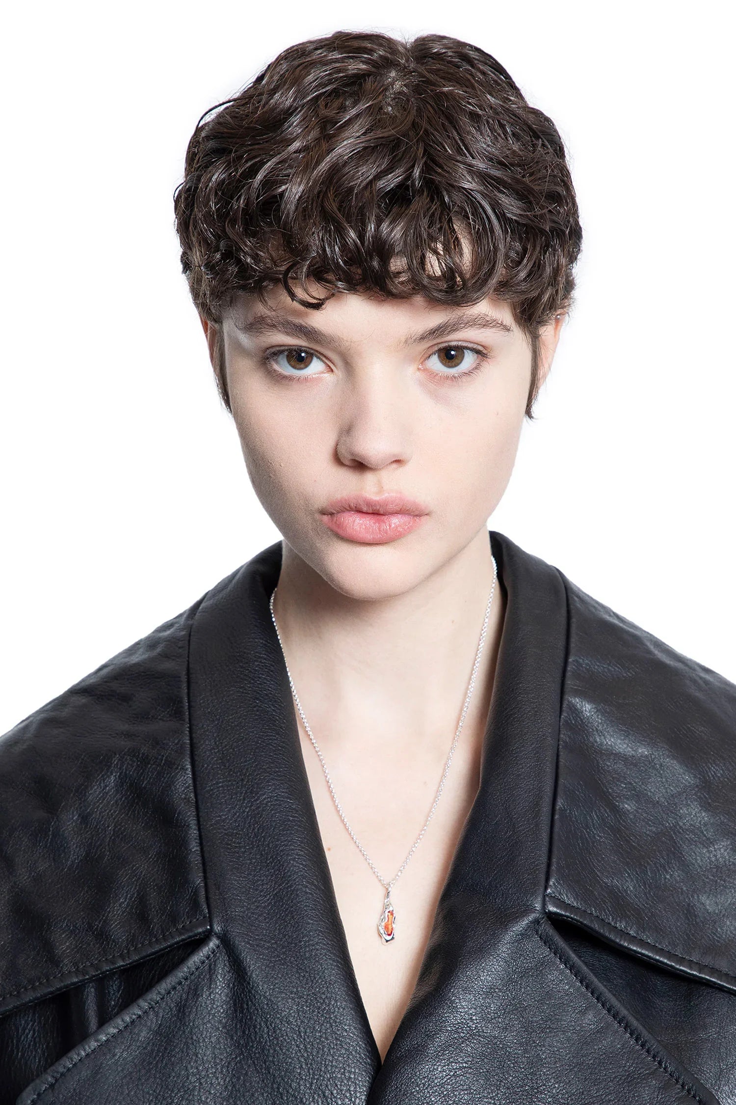 Naranja Recycled Silver and Citrine Necklace - Antonioli.eu