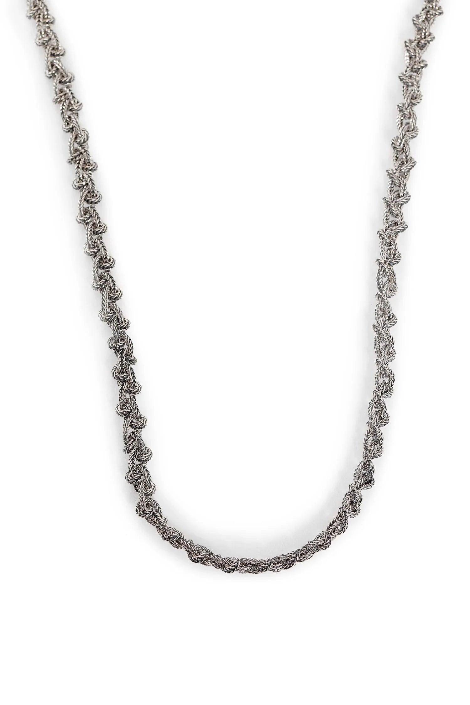 Small Braided Knot Necklace - Antonioli.eu