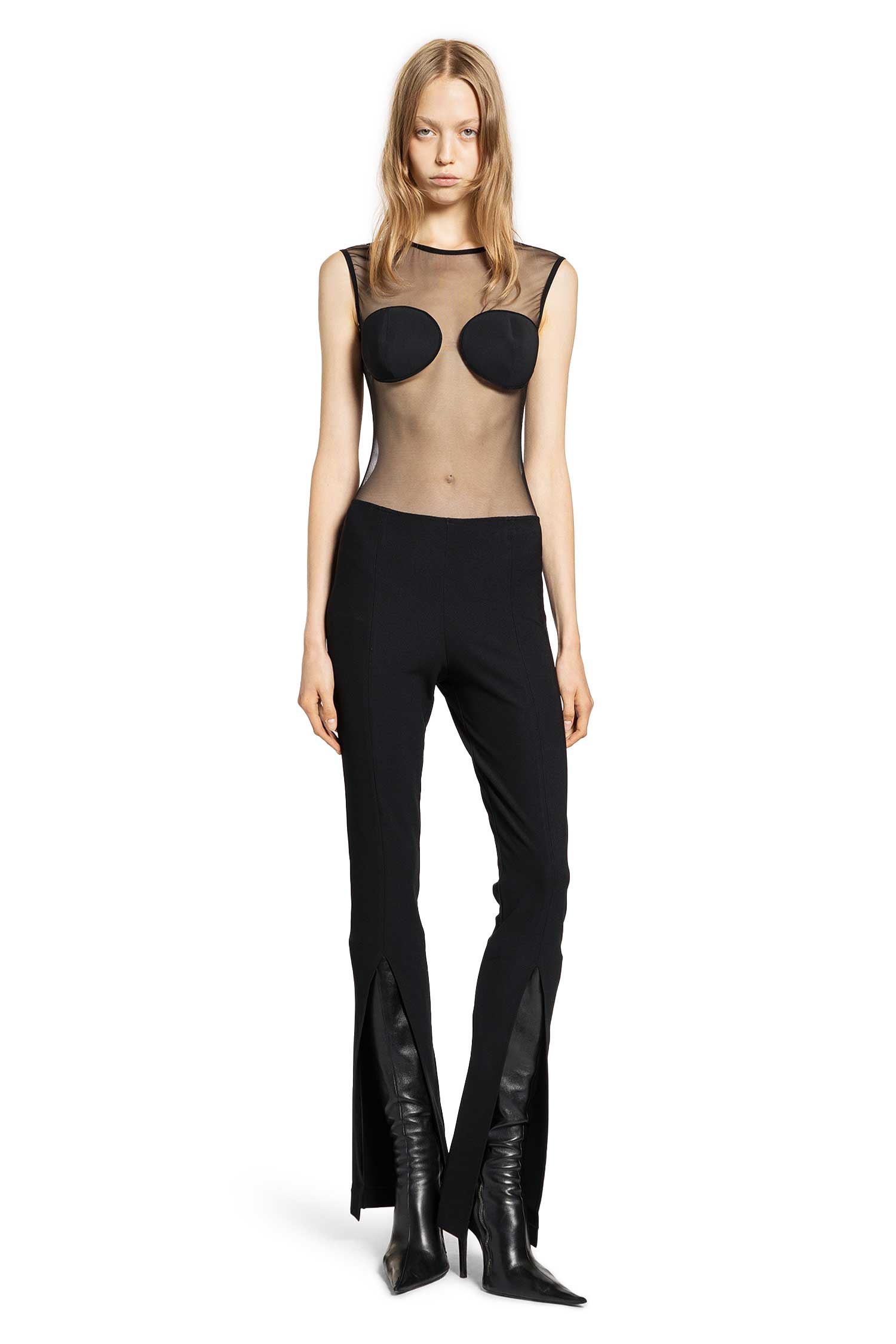 NENSI DOJAKA WOMAN BLACK BODYSUITS