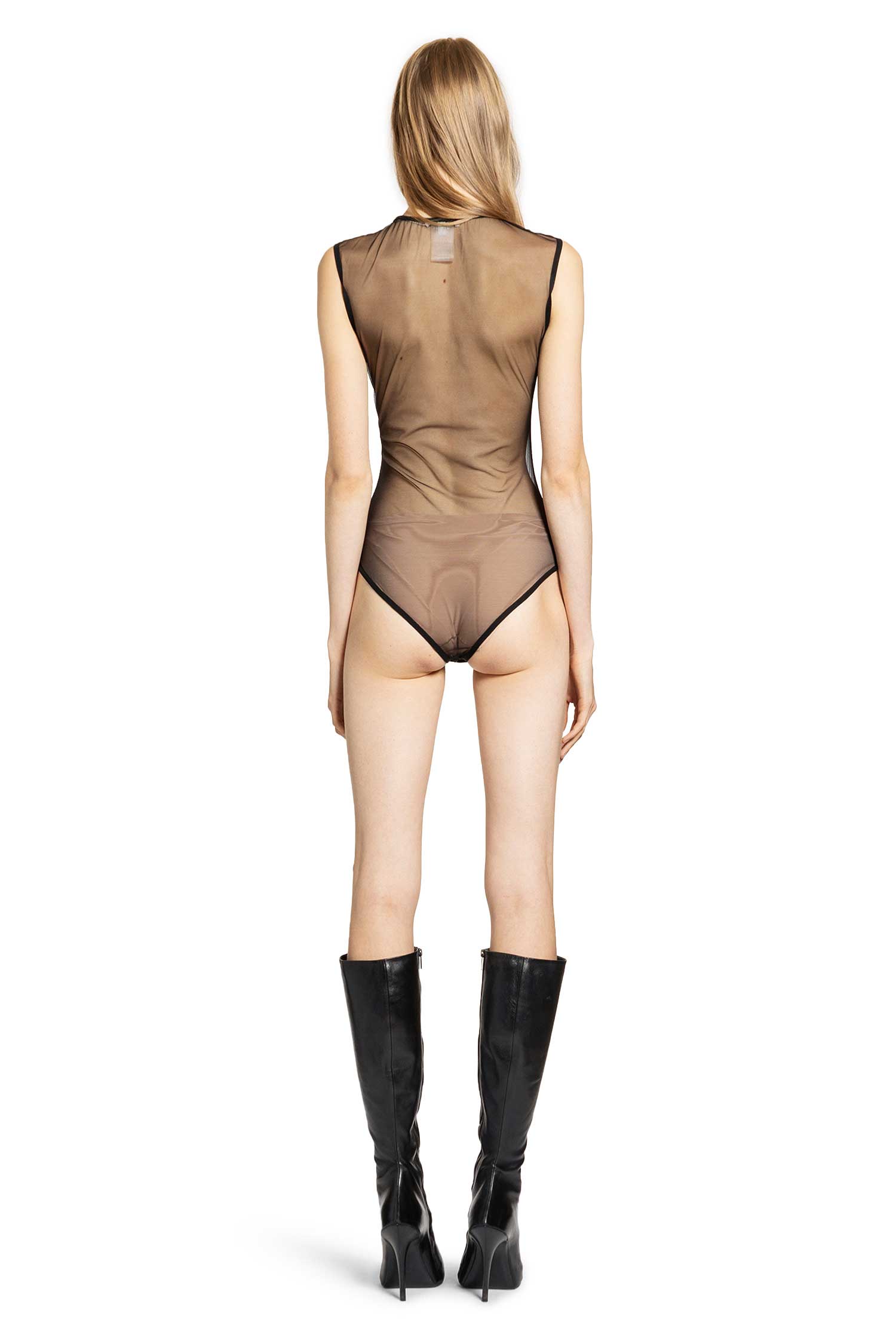 NENSI DOJAKA WOMAN BLACK BODYSUITS