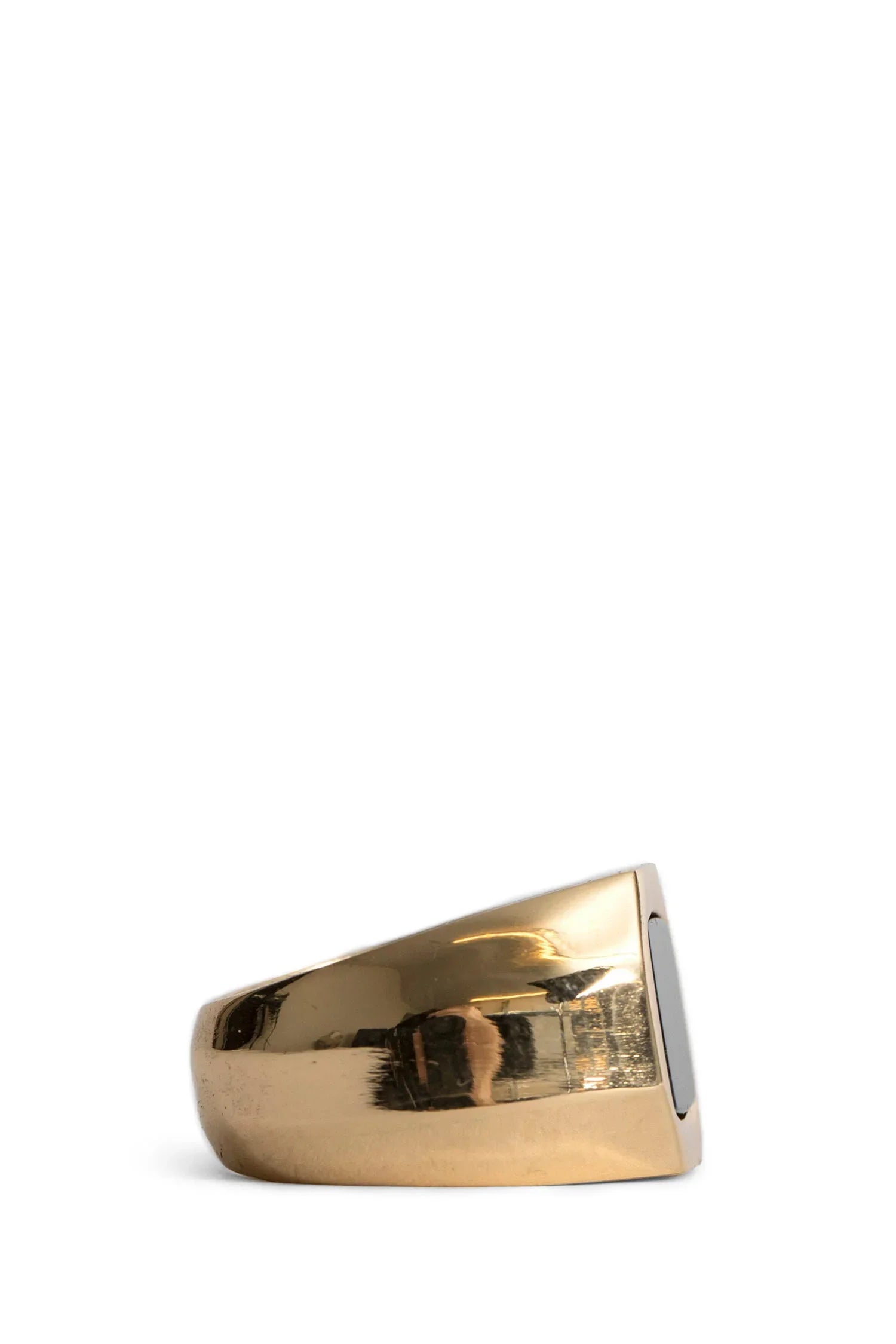 Gold-Plated Silver Stone Chevalier Ring - Antonioli.eu