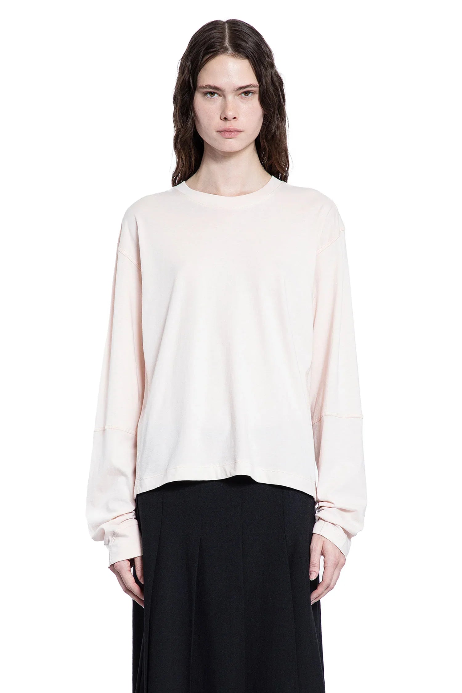 Seamed Perfect Long Sleeve Tee - Antonioli.eu