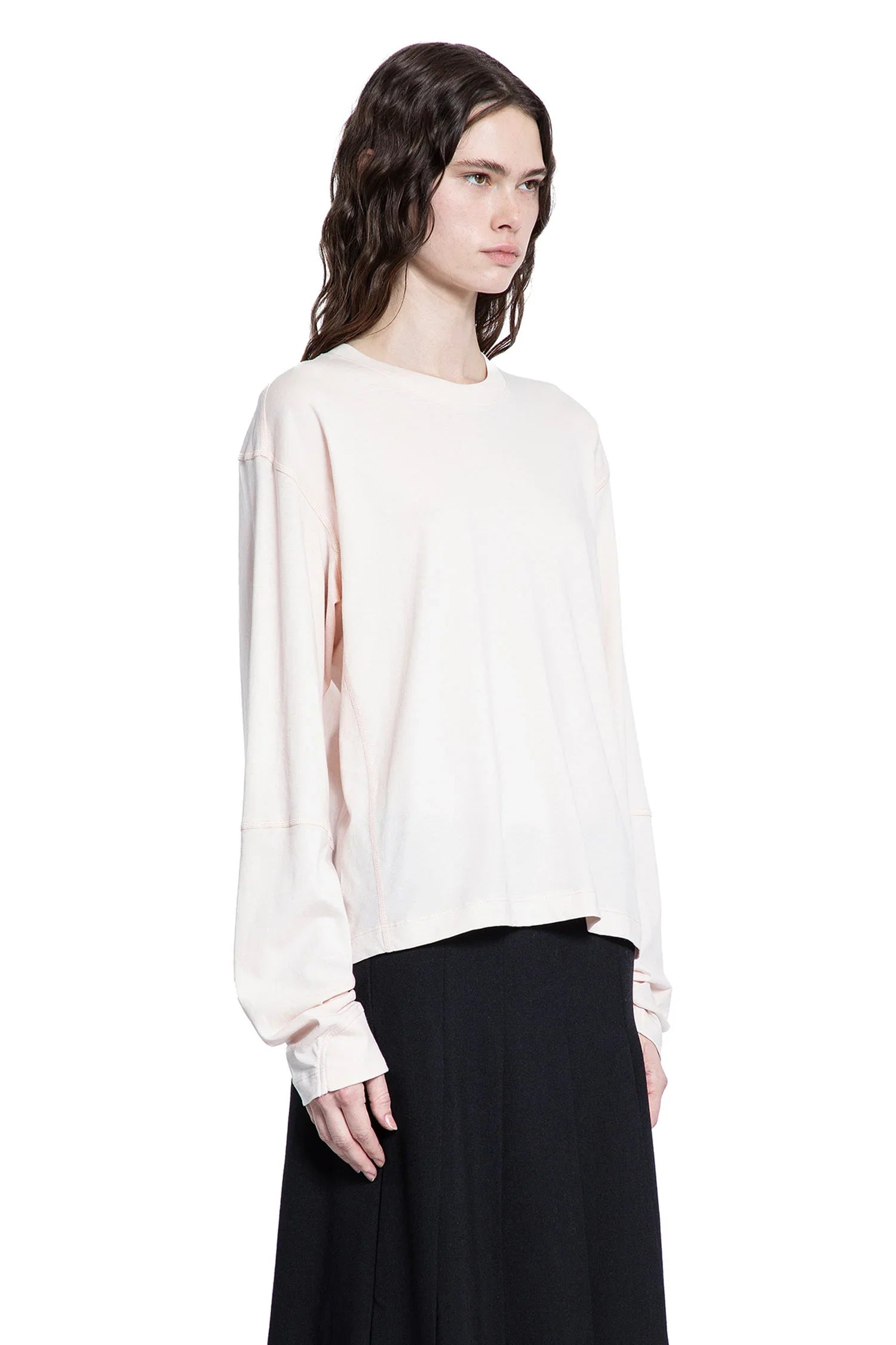 Seamed Perfect Long Sleeve Tee - Antonioli.eu